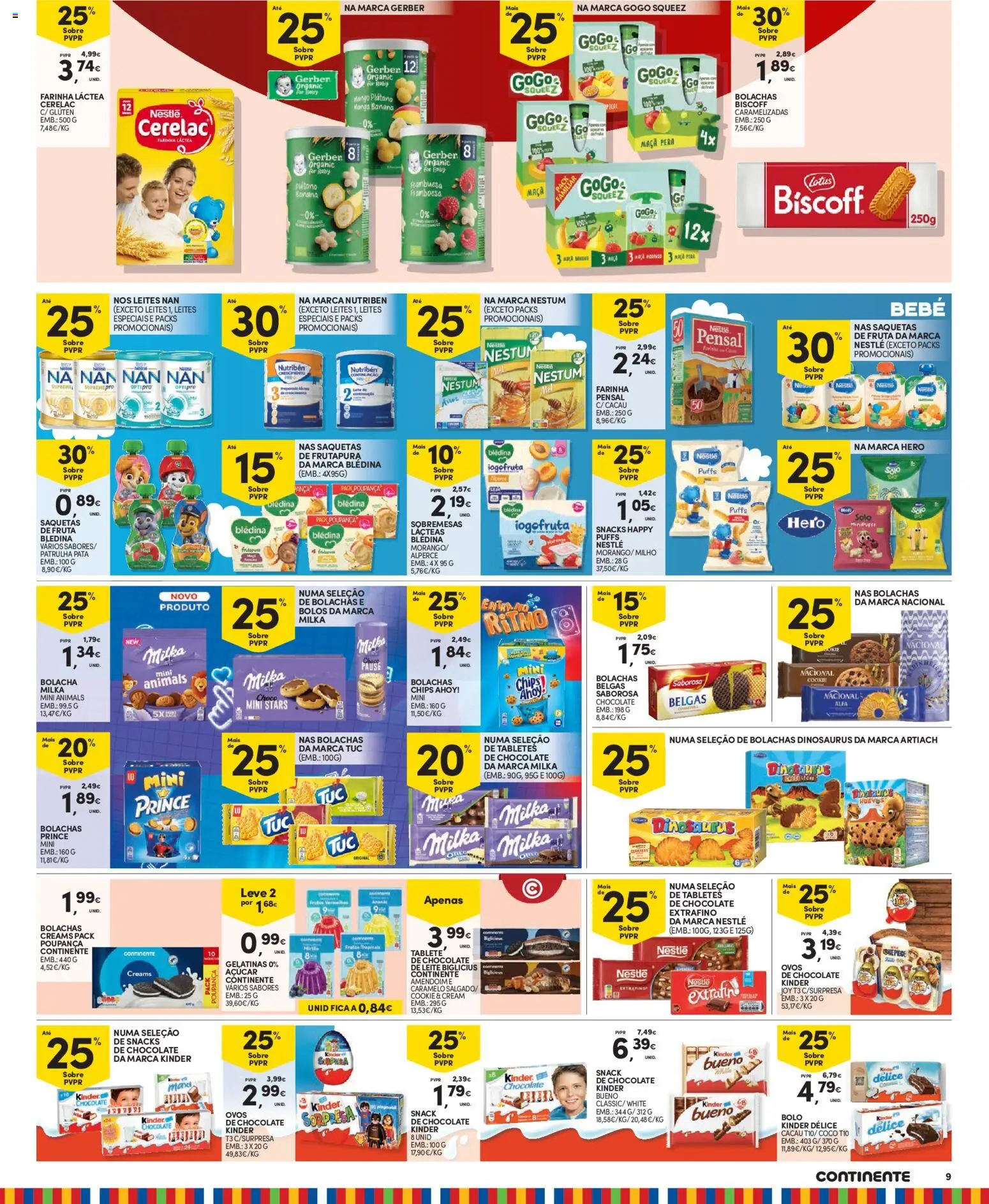 Continente Madeira │ válido de 01/09/2026 | Página: 9 | Produtos: Leite, Açúcar, Coco, Farinha