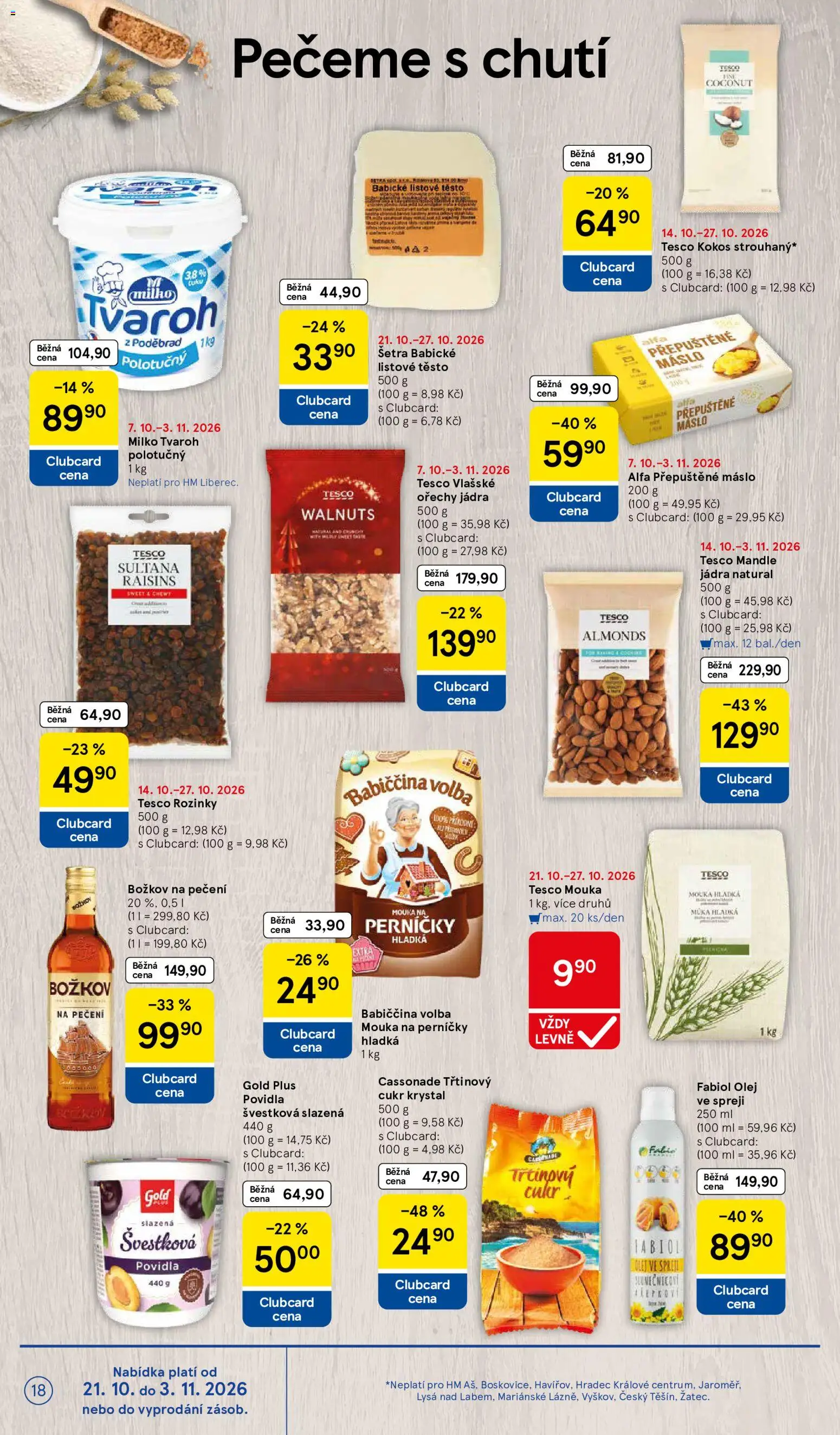 Tesco leták - Hypermarket od 21.10.2026 | Strana: 18