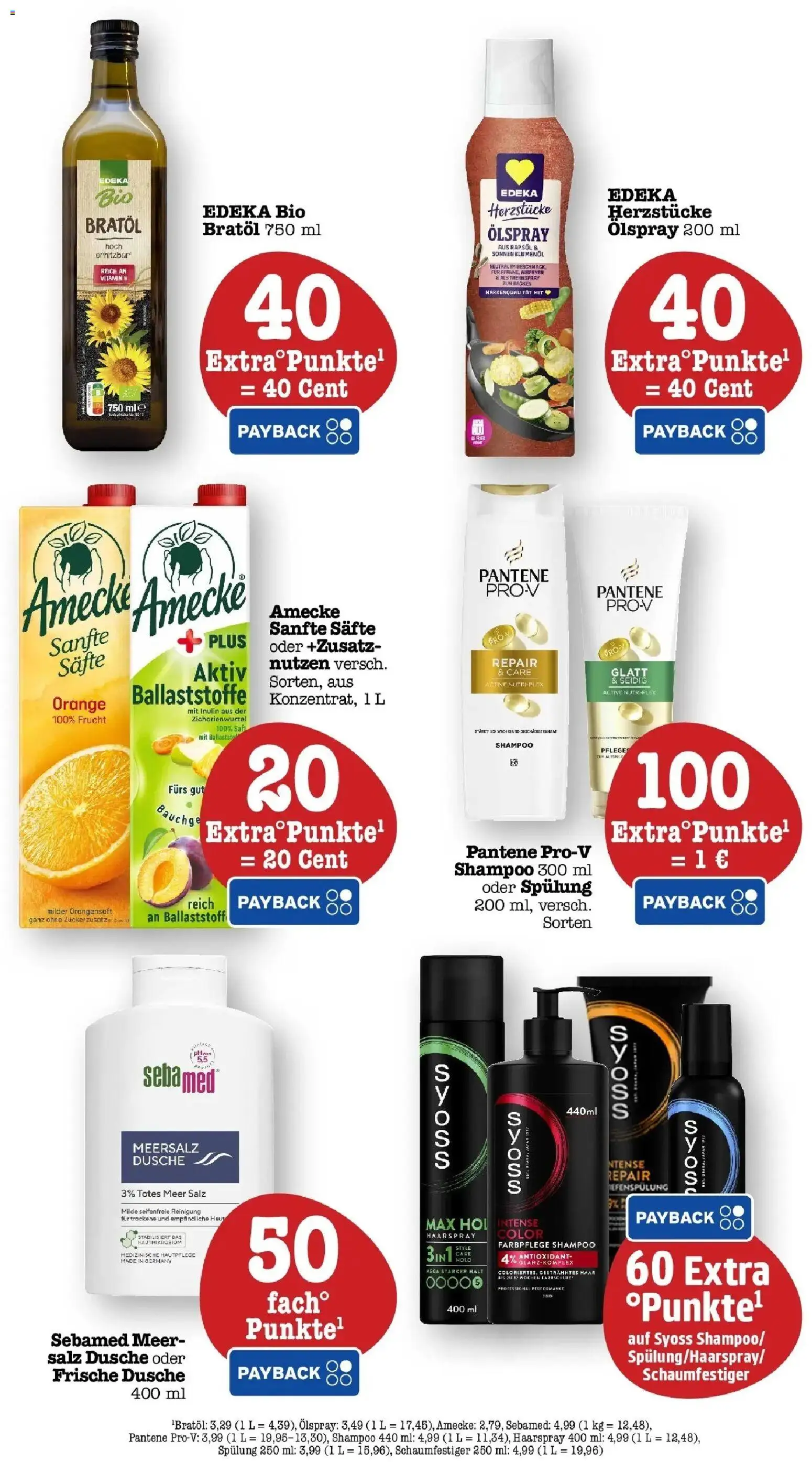 E center Prospekt Sinzheim – gültig ab 13.07.2026 | Seite: 79 | Produkte: Dusche, Shampoo, Haarspray, Salz