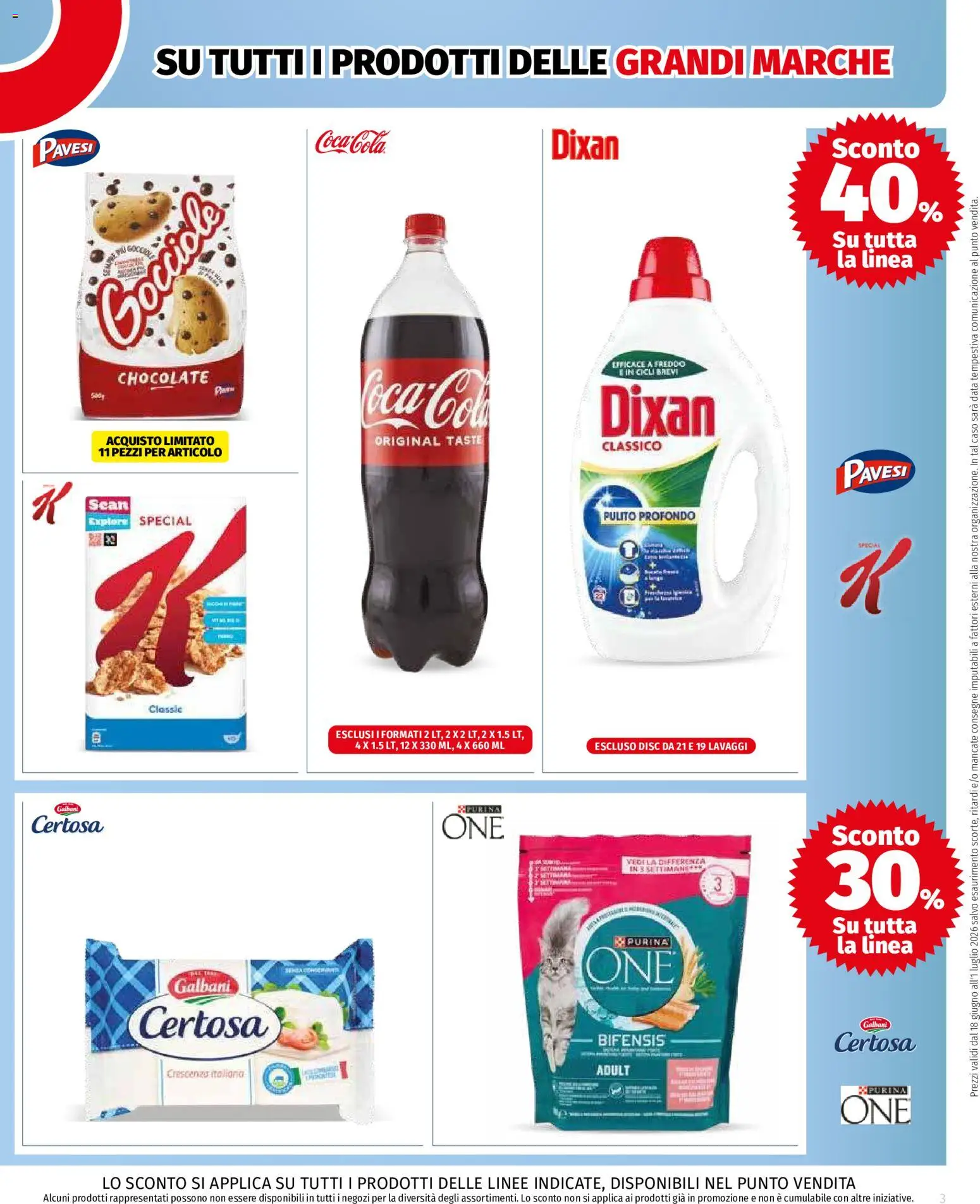 Volantino COOP del 18.06.2026 | Pagina: 3 | Prodotti: Crescenza
