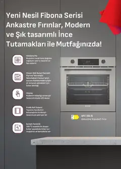 16 Ekim 2026 tarihinden itibaren geçerli olan Arçelik kataloğu önizlemesi | Sayfa: 23 | Ürünler: Raf, Et, Fırın, Fan
