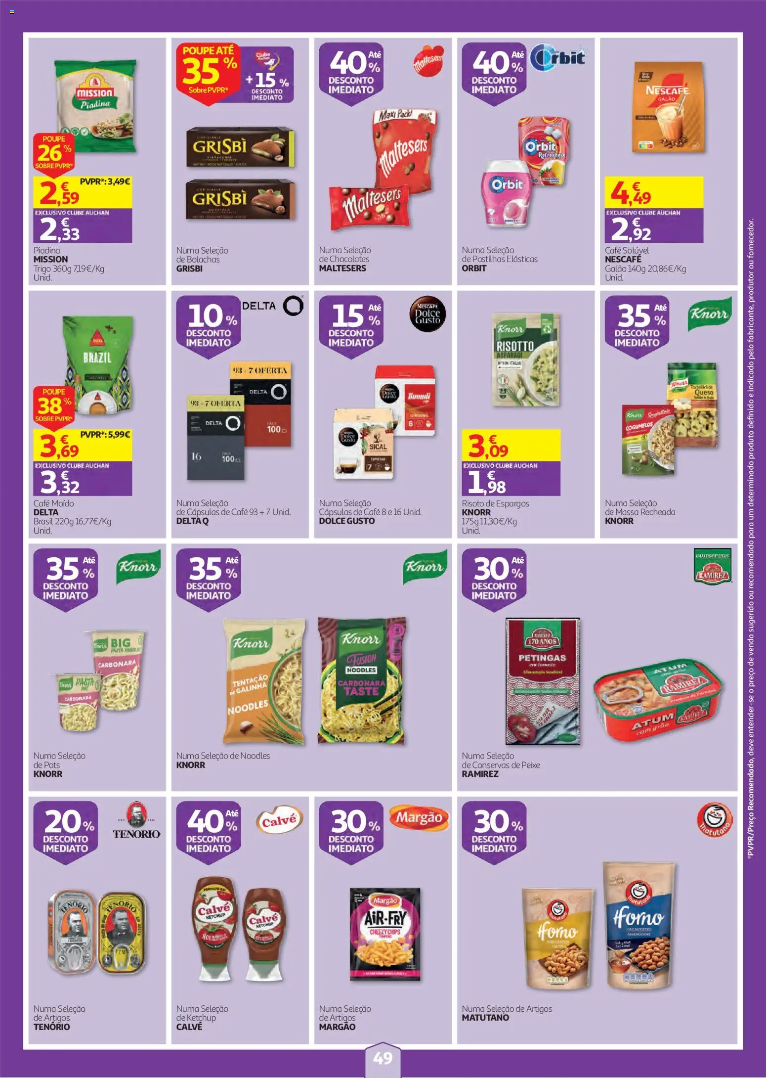Auchan folheto │ válido de 08/10/2026 | Página: 49 | Produtos: Bolachas, Café solúvel, Café, Dolce gusto