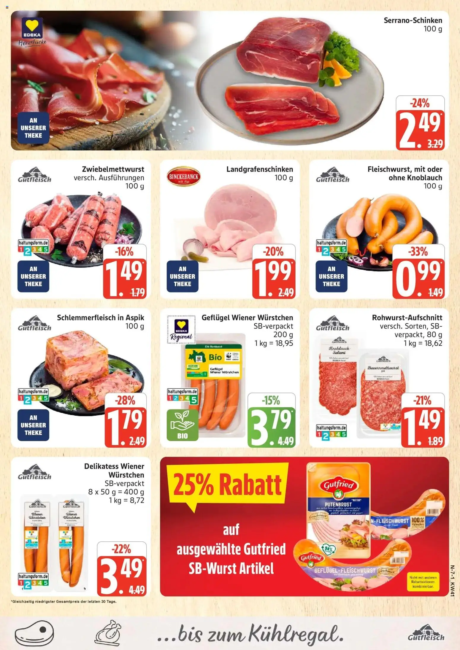 Marktkauf Prospekt Buxtehude (ab 05.10.2026) » Angebote online | Seite: 7 | Produkte: Putenbrust, Wiener wurstchen, Knoblauch, Salami