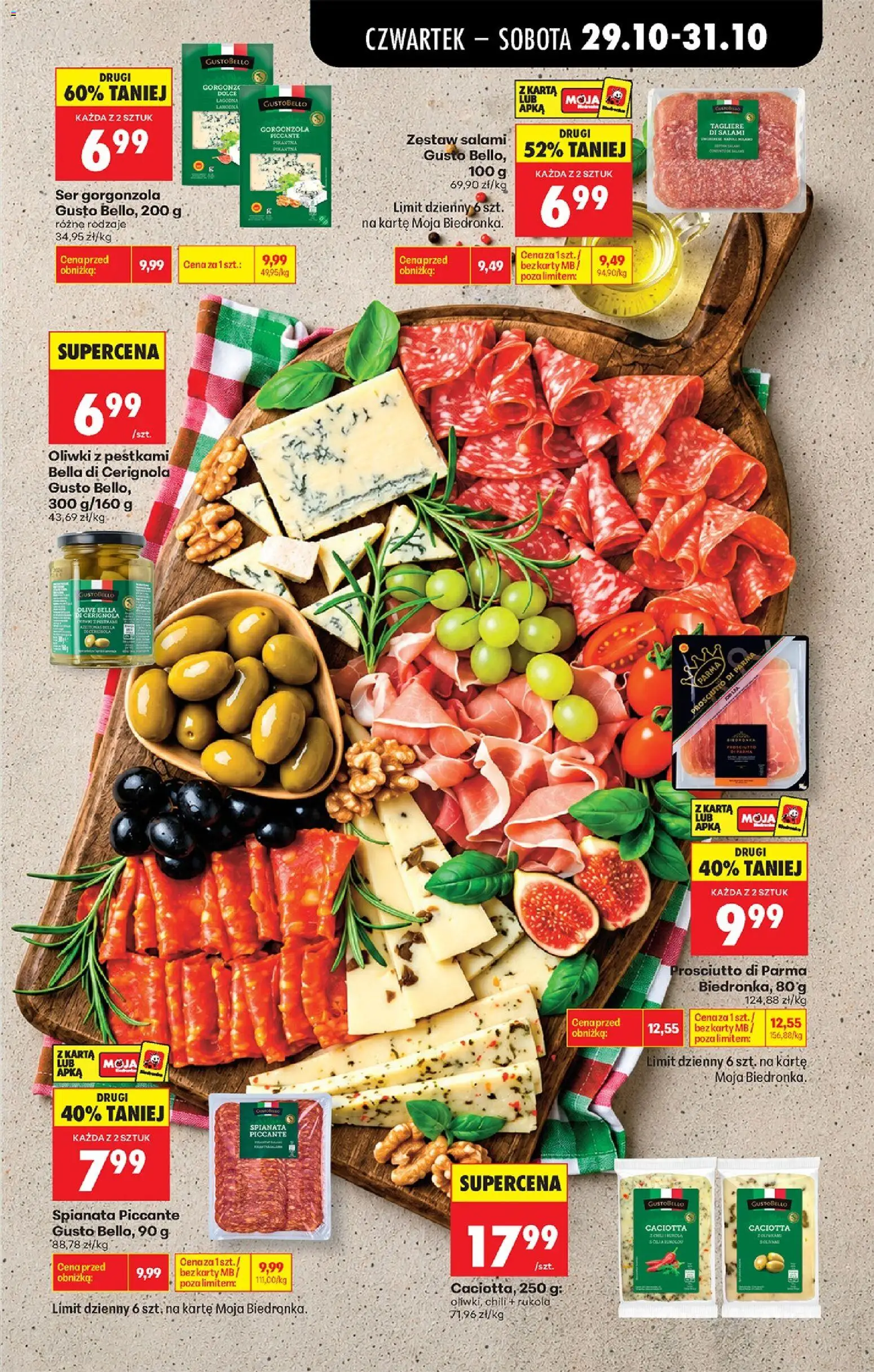 Biedronka Polsko leták - Codziennie niskie ceny od 29.10.2026 | Strana: 59 | Produkty: Ricotta, Passata, Pesto, Chilli