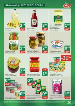 ČIA MARKET leidinys galioja nuo 2026.07.07 | Puslapis: 10 | Prekių: Agurkai, Vištienos, Aliejus, Žirneliai