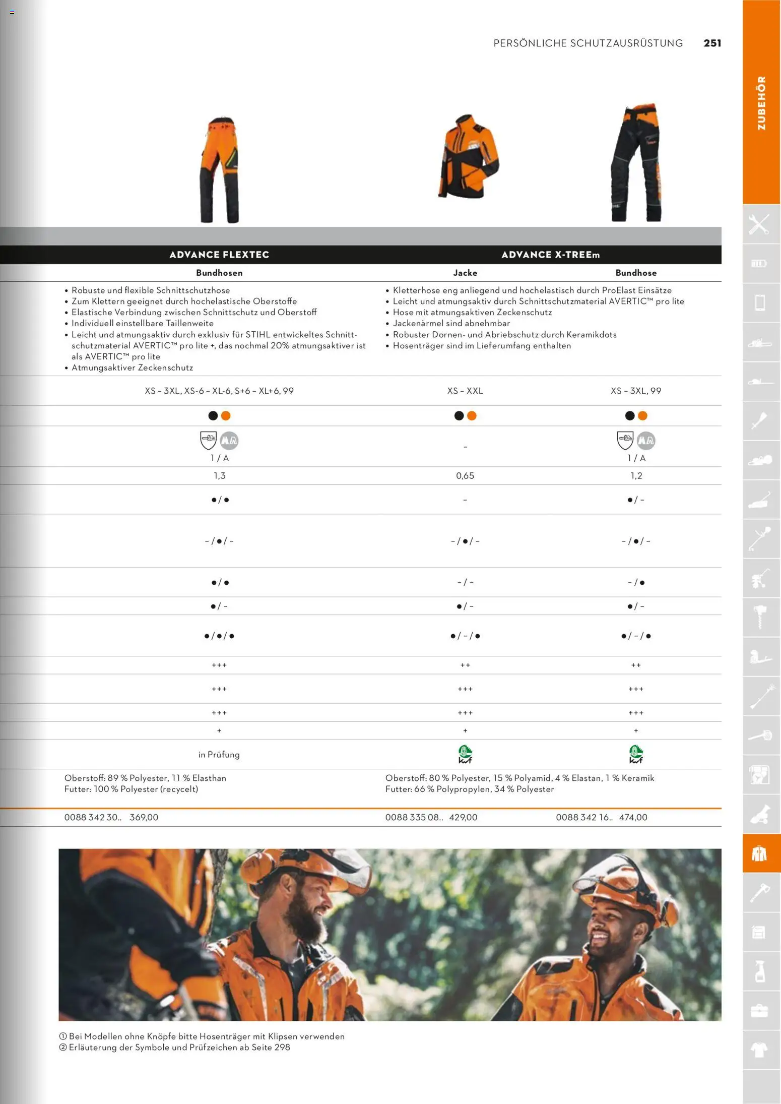 STIHL Katalog – gültig ab 01.01.2026 | Seite: 251 | Produkte: Jacke, Hose