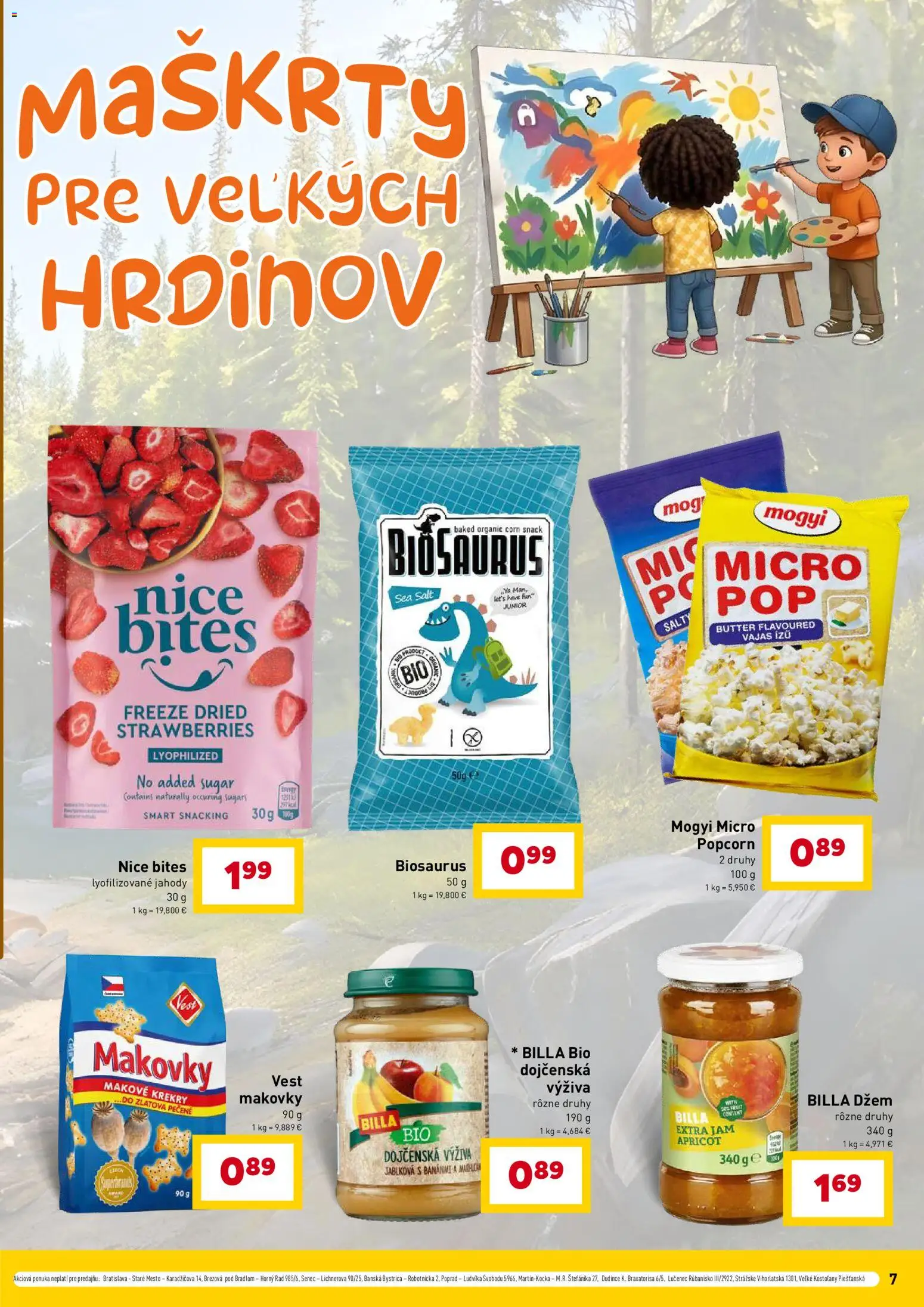 Nové Billa akcie – leták je platný od 27.05.2026 | Strana: 7 | Produkty: Jahody