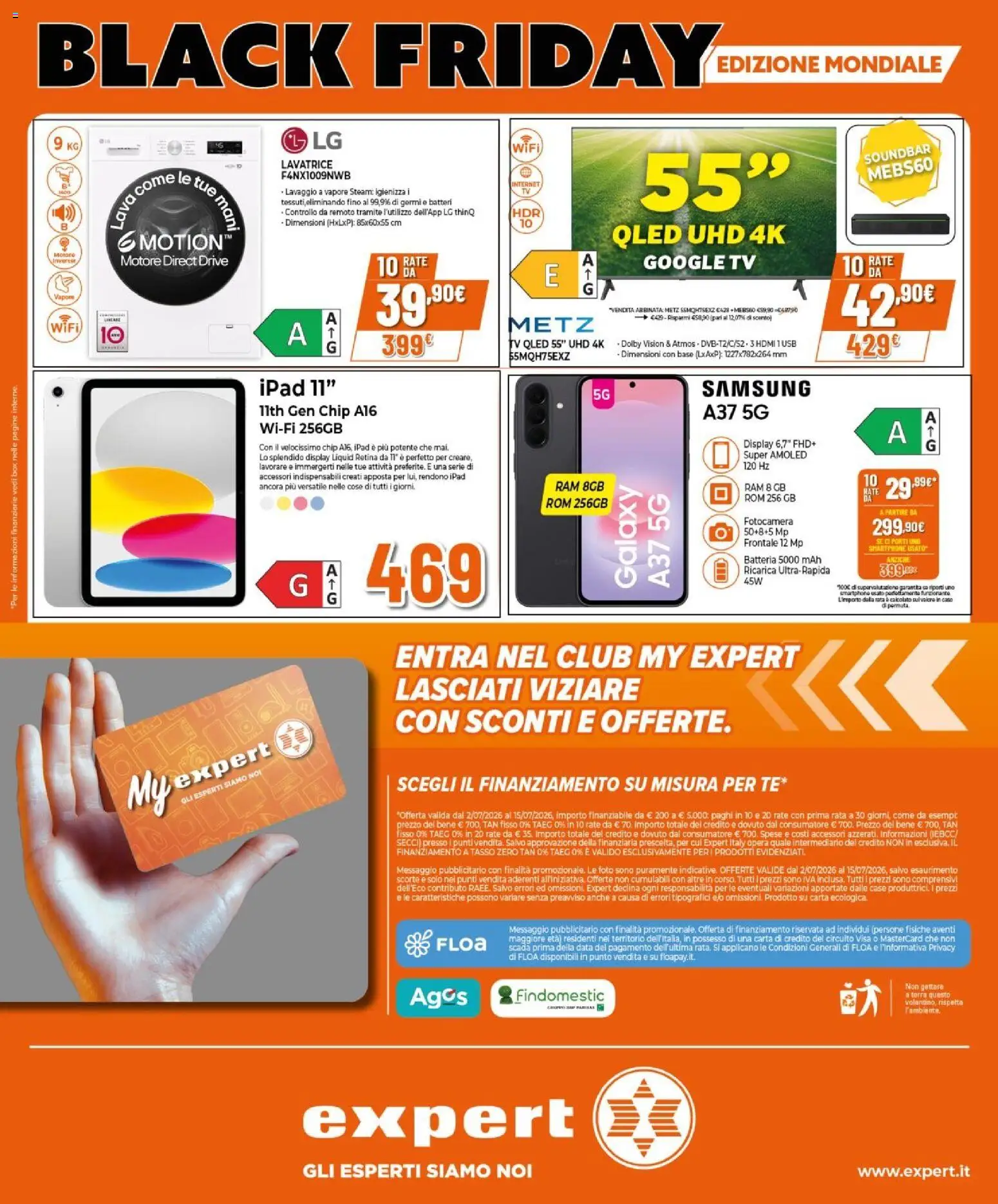 Volantino Expert del 02/07/2026 | Pagina: 29 | Prodotti: Smartphone, USB, Terra, Samsung