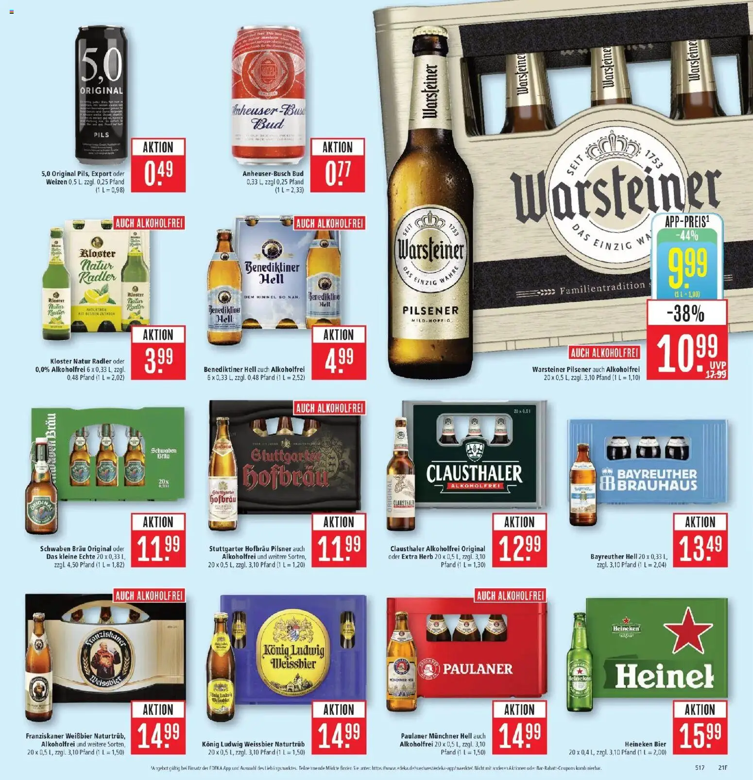 Marktkauf Prospekt Schorndorf (ab 26.10.2026) » Angebote online | Seite: 27 | Produkte: Bayreuther hell, Weißbier, Heineken, Warsteiner