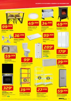 Pré-visualização BricoMarché folheto válido de 22/10/2026 | Página: 3 | Produtos: Tanque, Base, Mesa, Estante