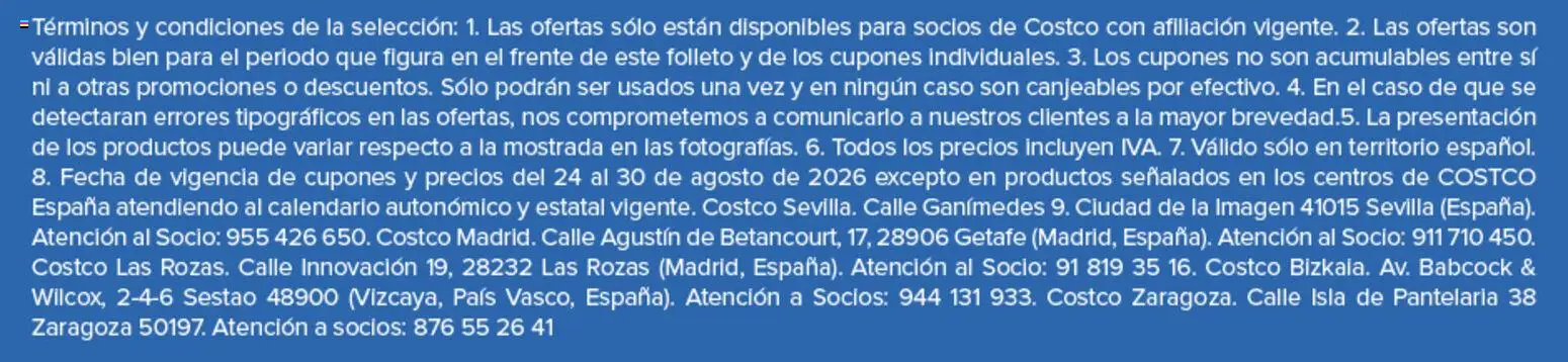 Costco catálogo Bimbo │ válido desde el 24/08/2026 | Página: 4