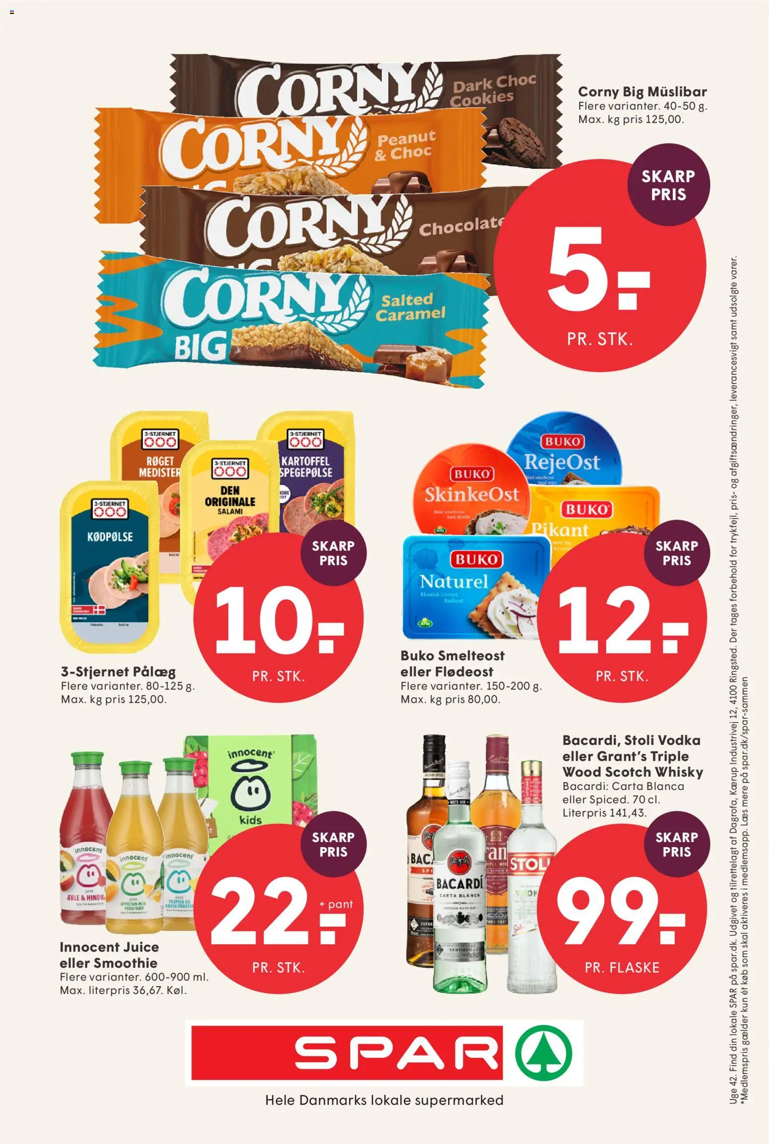 Spar tilbudsavis – gyldig fra 09/10/2026 | Side: 22 | Produkter: Salami, Whisky, Stol, Pålæg
