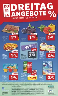 Combi Prospekt ab 03.08.2026 gültig | Seite: 28 | Produkte: Fuze tea, Schokolade, Paprika, WC Stein