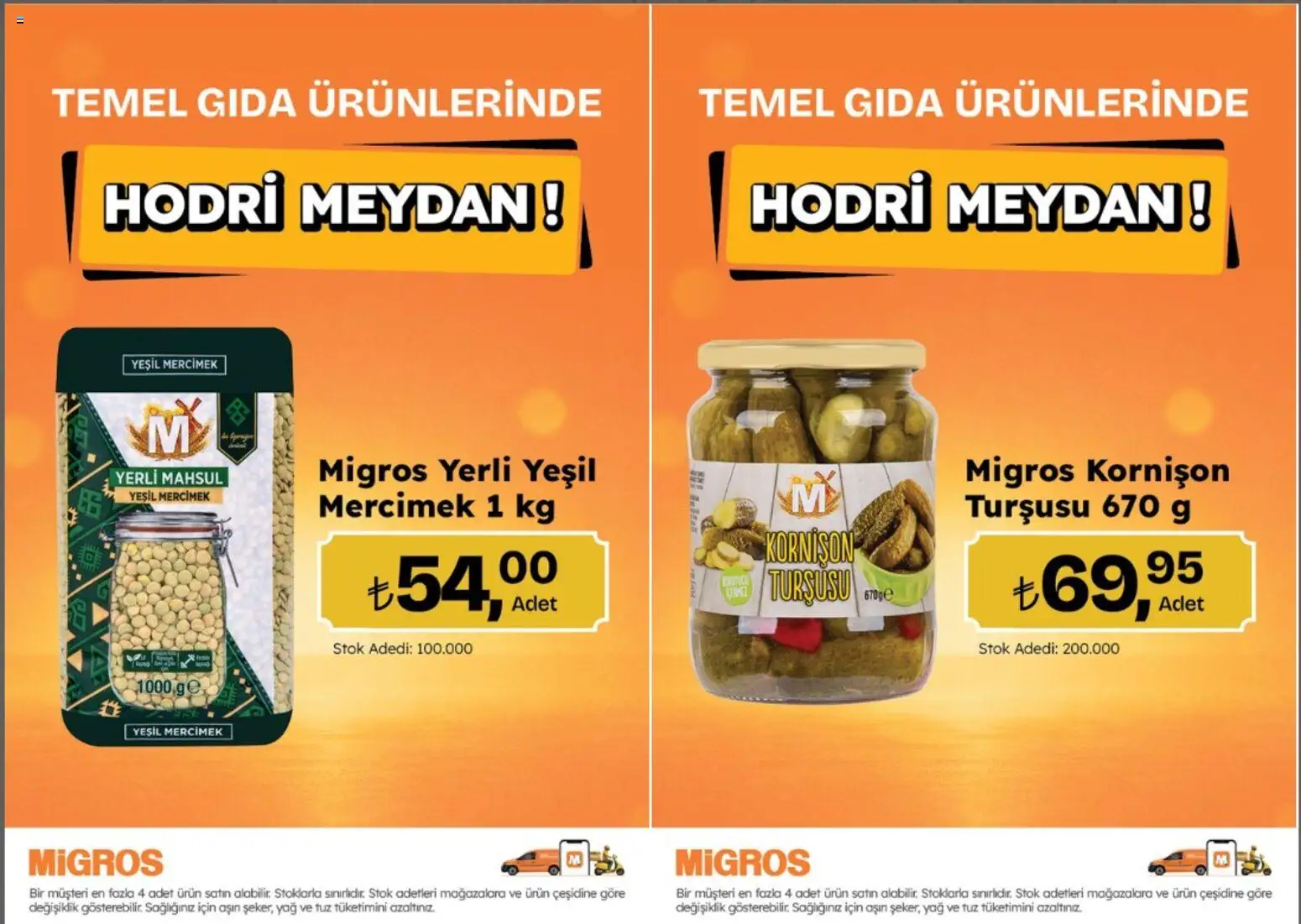 Migros Katalog - Migroskop - 22 Ekim 2026 tarihinden itibaren geçerlidir | Sayfa: 3 | Ürünler: Mercimek, Yağ, Tuz