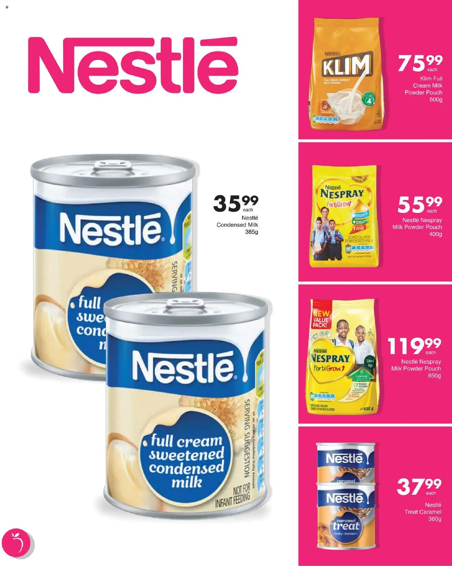 New Save catalogue – valid from 29/10/2026 | Page: 31 | Products: Milk, Condensed milk, Powder, Caramel