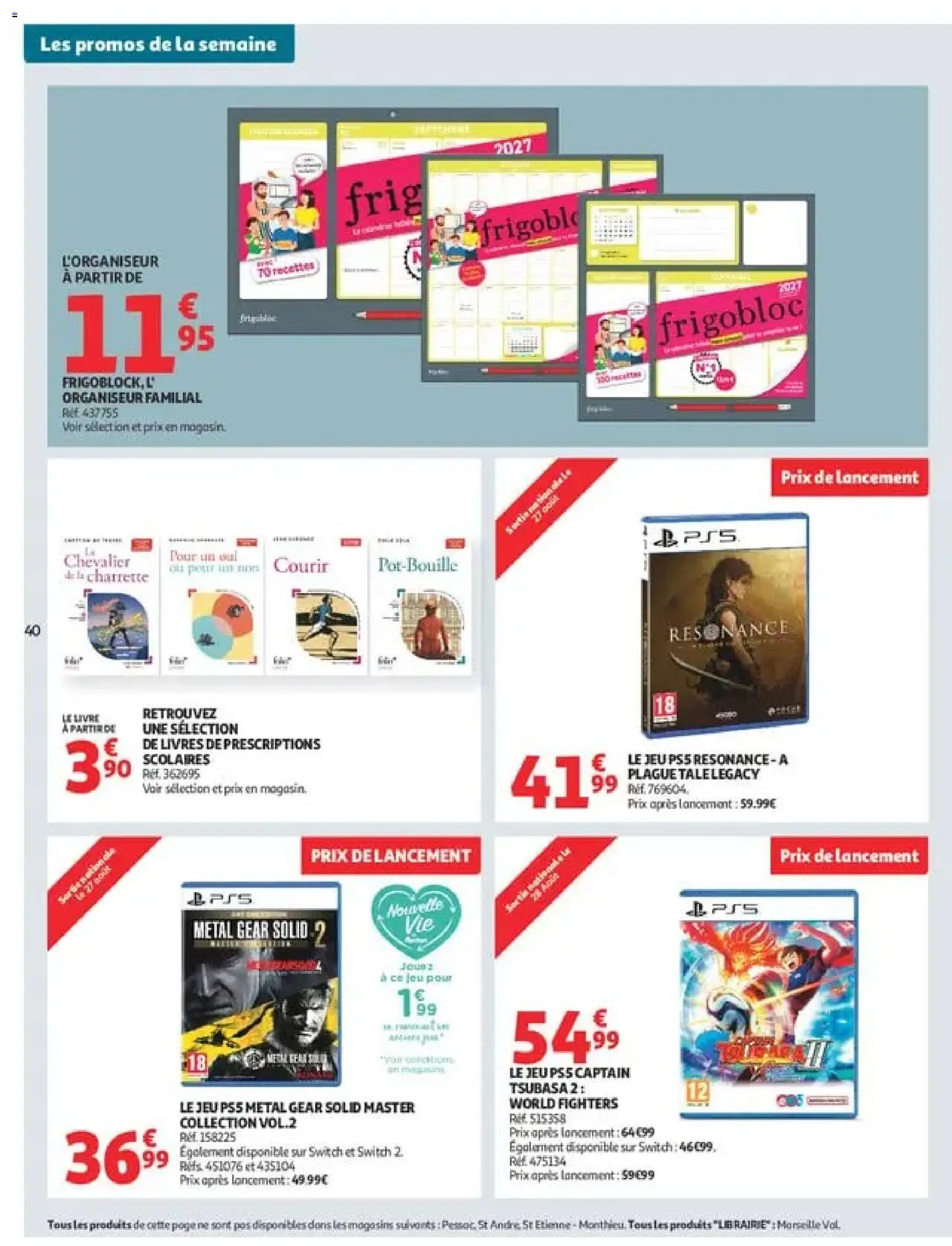 {H1} | Page: 40 | Produits: Vidéo, Livres, Livre