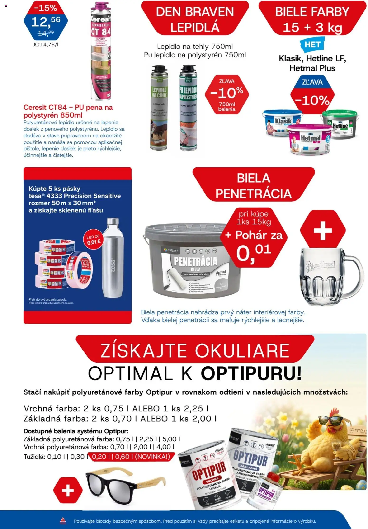 Nové L&Š akcie – leták je platný od 01.05.2026 | Strana: 3 | Produkty: Okuliare, Ceresit