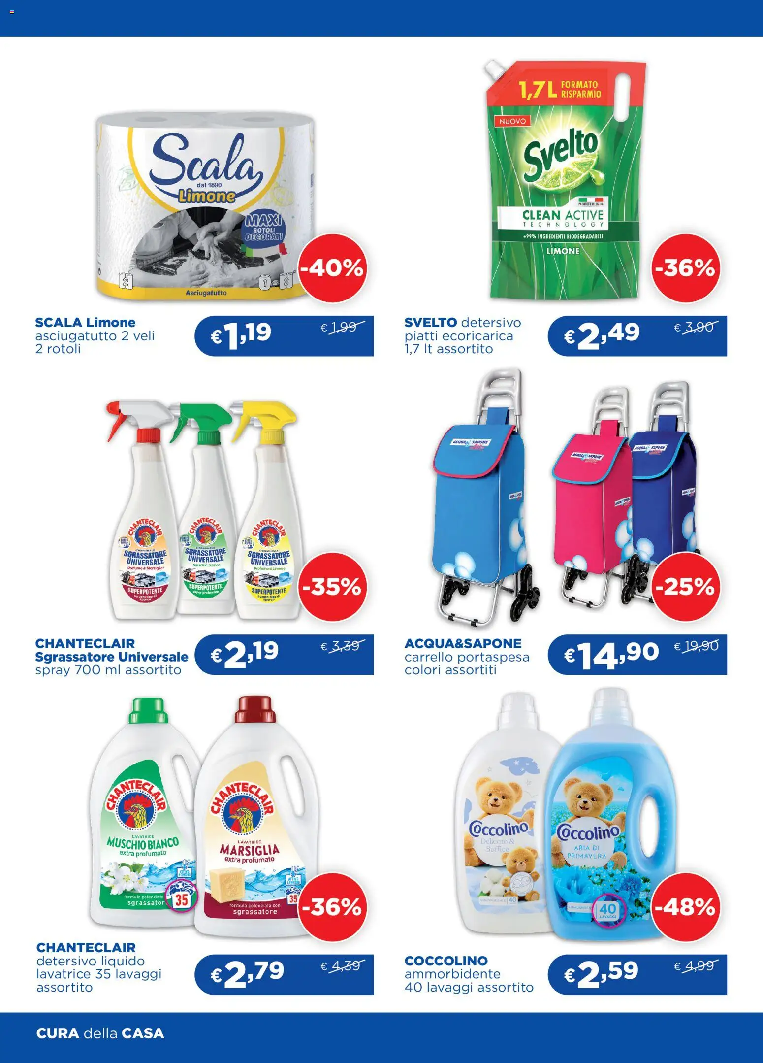 Volantino Acqua e Sapone del 31/07/2026 | Pagina: 7 | Prodotti: Ammorbidente, Sgrassatore, Scala, Asciugatutto