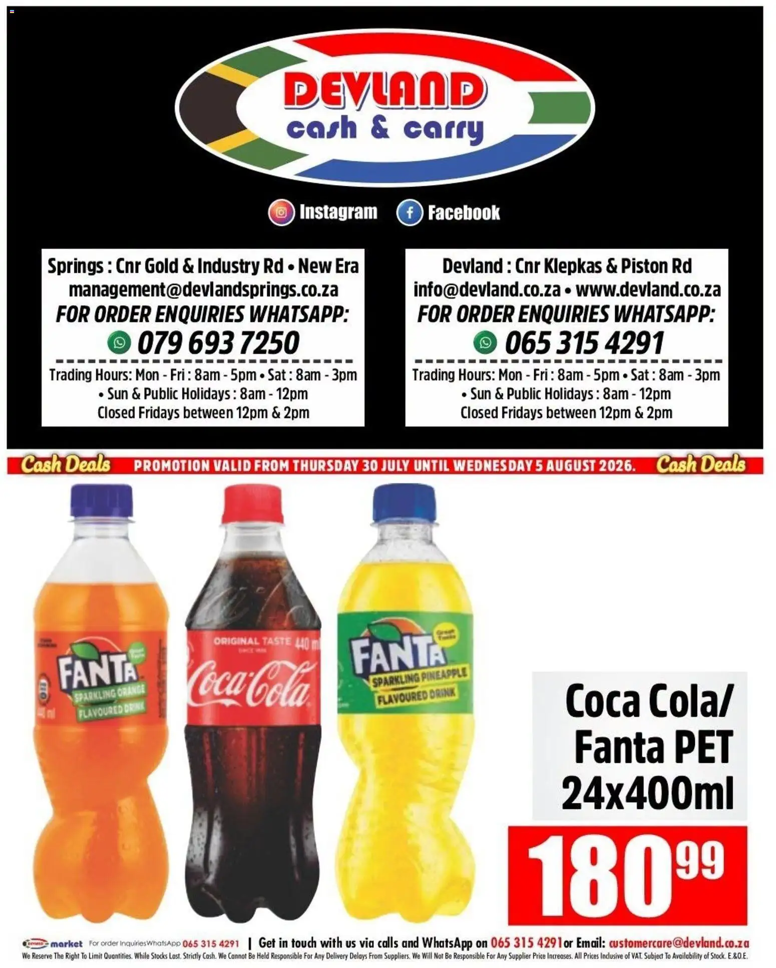 New Devland catalogue – valid from 30/07/2026 | Page: 7 | Products: Pineapple, Fanta