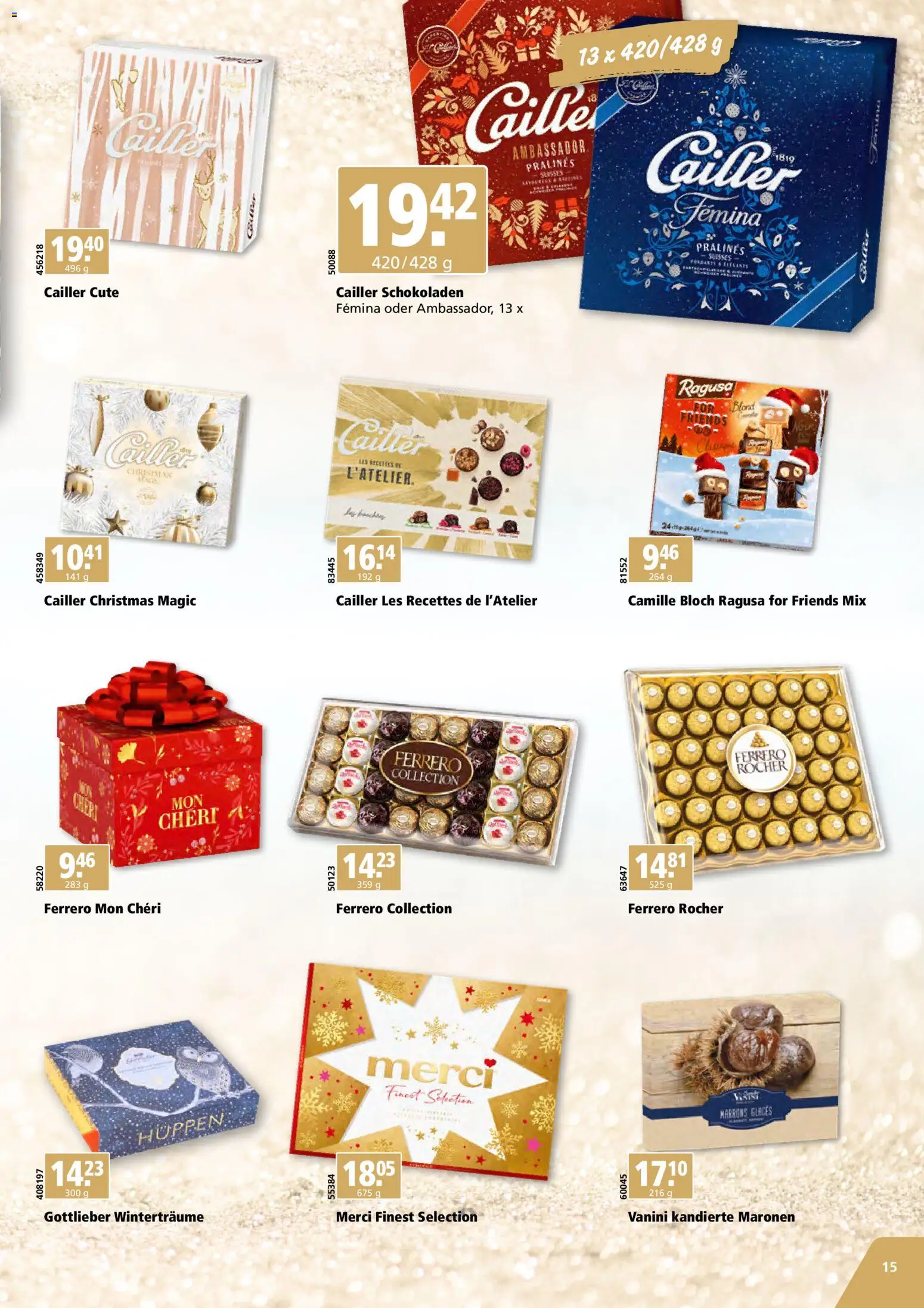 Aligro aktionen Geschenke Schlieren, Gossau SG, Frauenfeld – gültig ab 02.11.2026 | Seite: 15 | Produkte: Ferrero Rocher