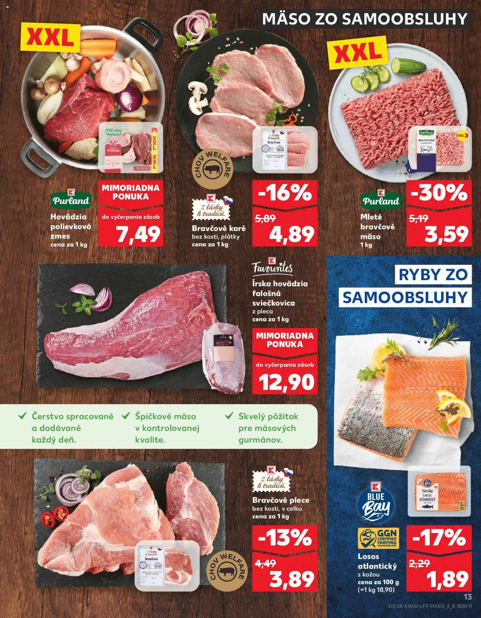 Nové Kaufland akcie – leták je platný od 14.05.2026 | Strana: 13