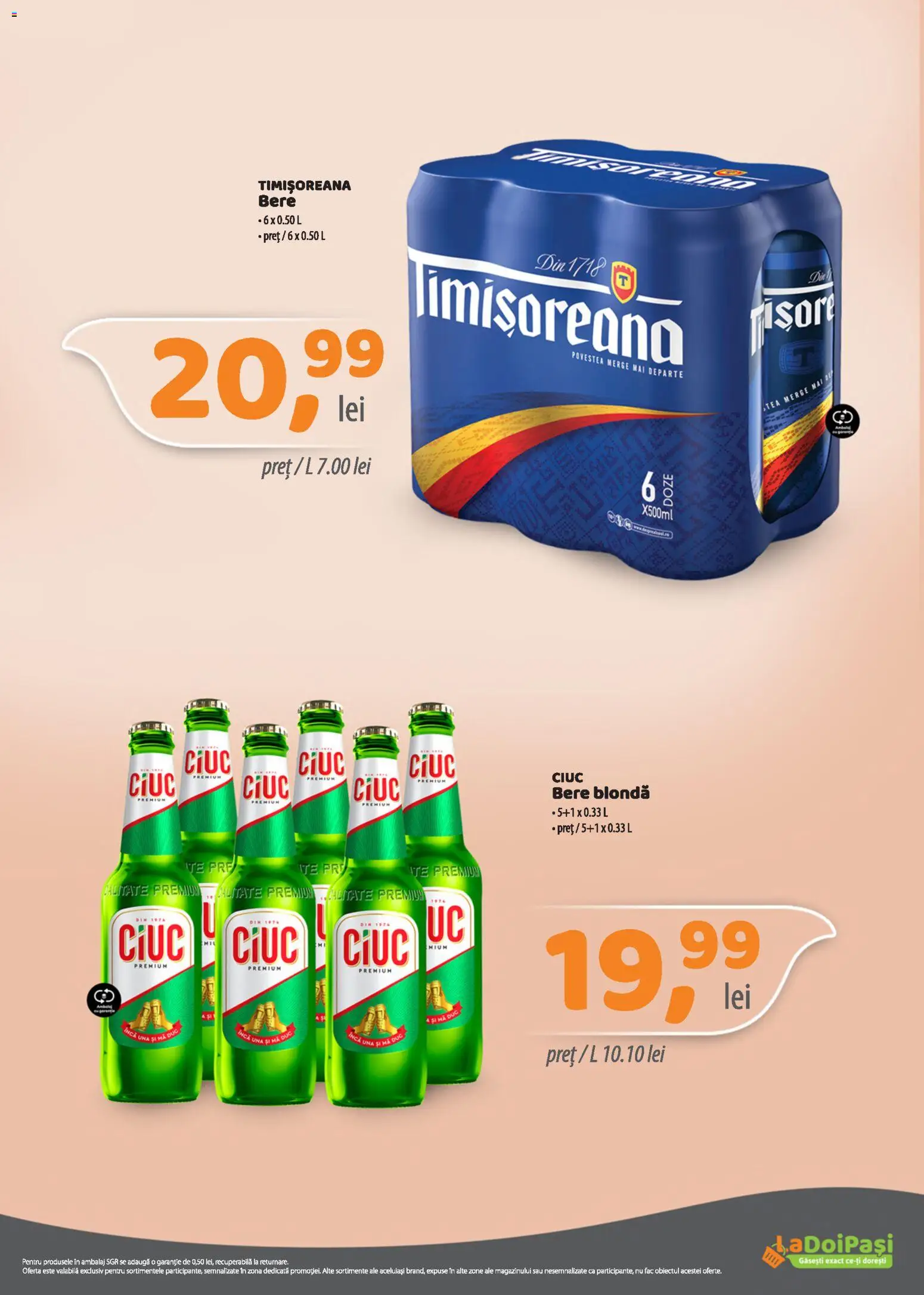 Noul catalog LaDoiPași – valabil de la 01.11.2026 | Pagină: 11 | Produse: Premium, Bere
