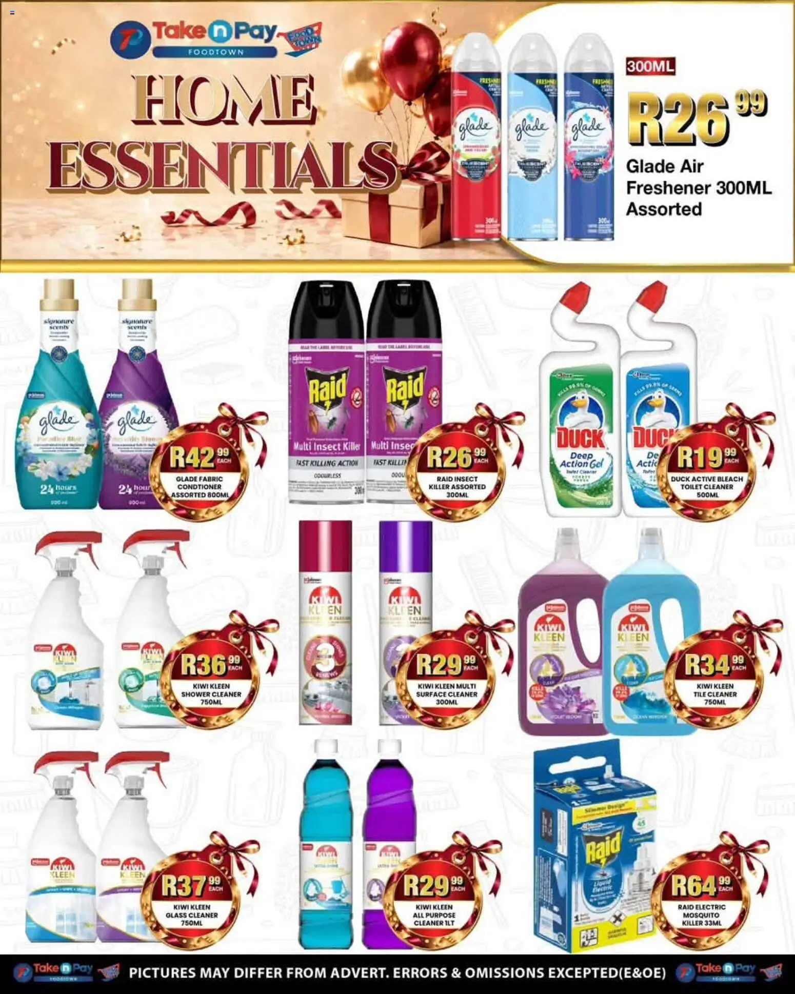 New Take n Pay catalogue – valid from 24/08/2026 | Page: 28 | Products: Toilet, Shower, Bleach, Kiwi
