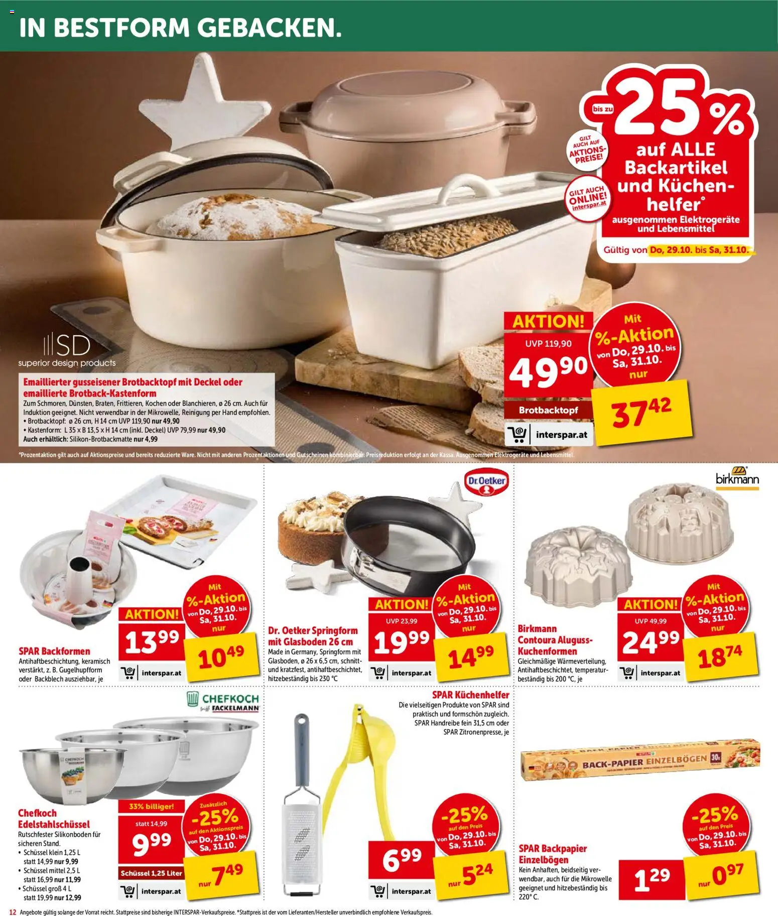 Interspar Broschüre gültig ab 27.10.2026 | Seite: 12 | Produkte: Lebensmittel, Mikrowelle