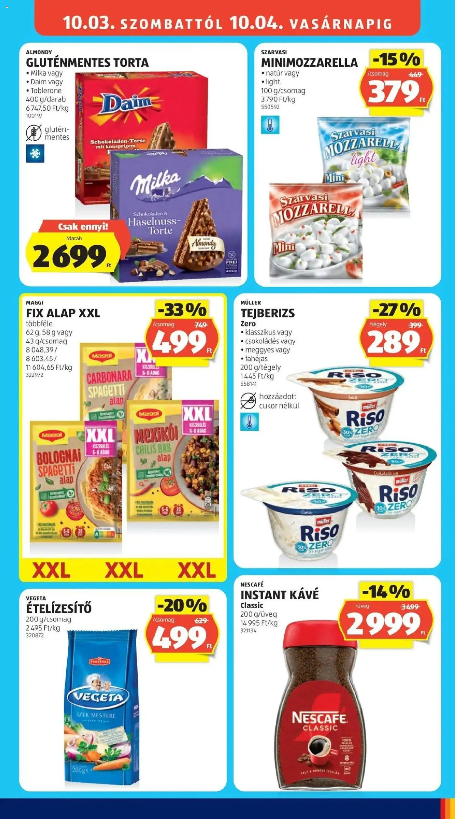 Aldi aktuális akciós újság - 2026.09.26. -tól/töl > akció, lapozható szórólap 🛍️ | Oldal: 23 | Termékek: Maggi, Bab, Ételízesítő, Instant kávé