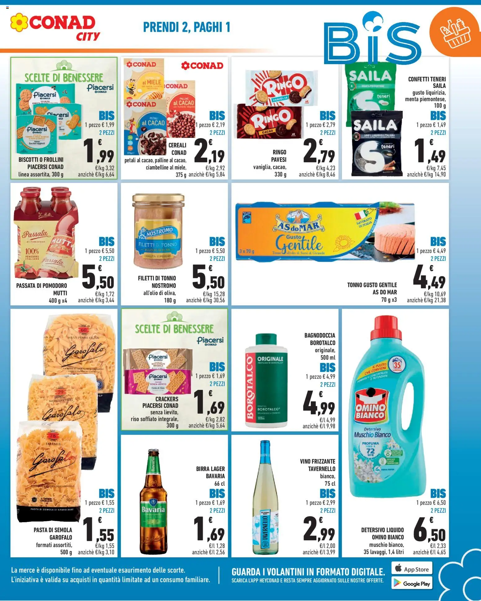 Volantino Conad del 28/08/2026 | Pagina: 3 | Prodotti: Cacao, Menta, Frollini, Profumo