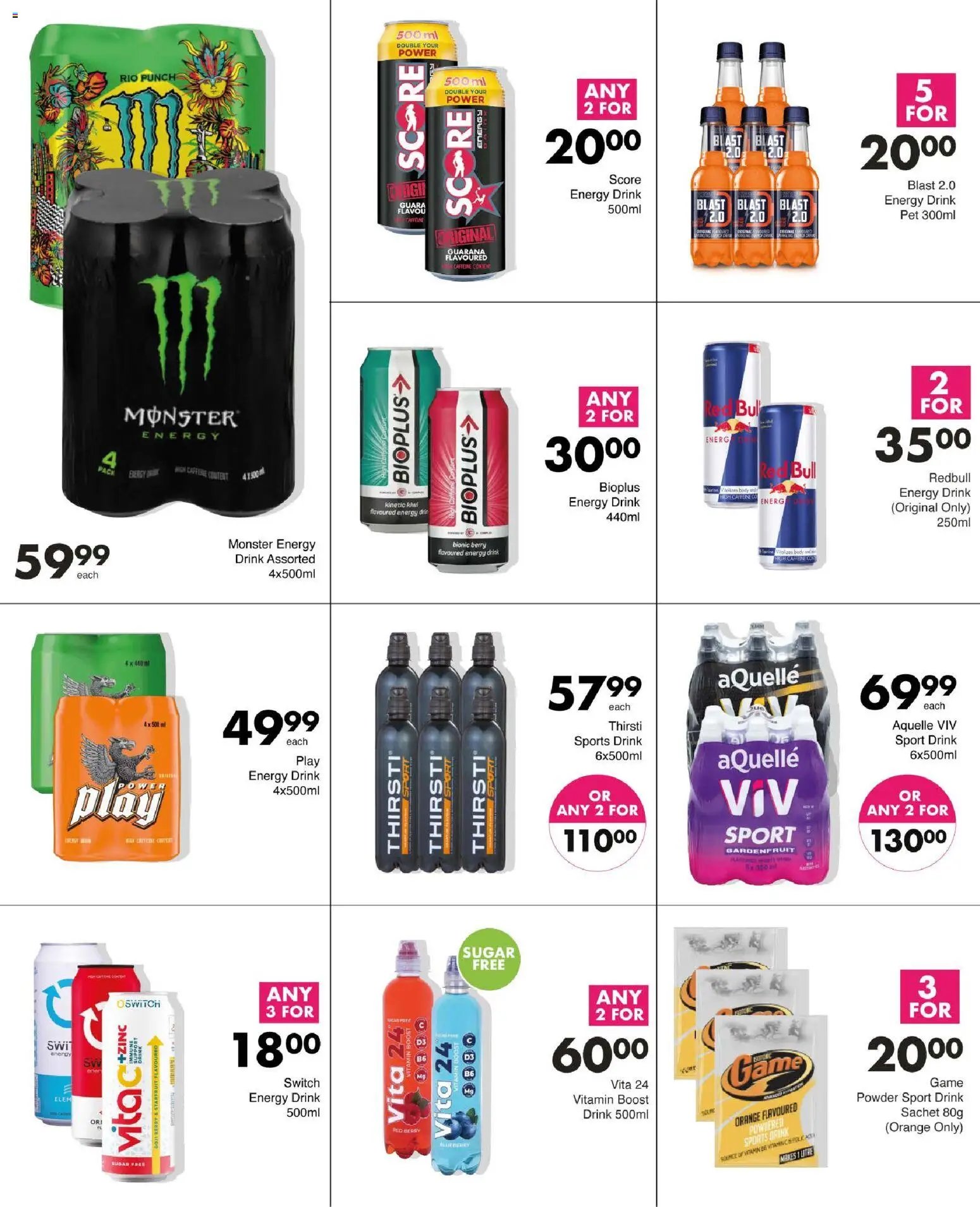 New Save catalogue – valid from 15/10/2026 | Page: 51 | Products: Powder, Switch, Energy drink, Sugar