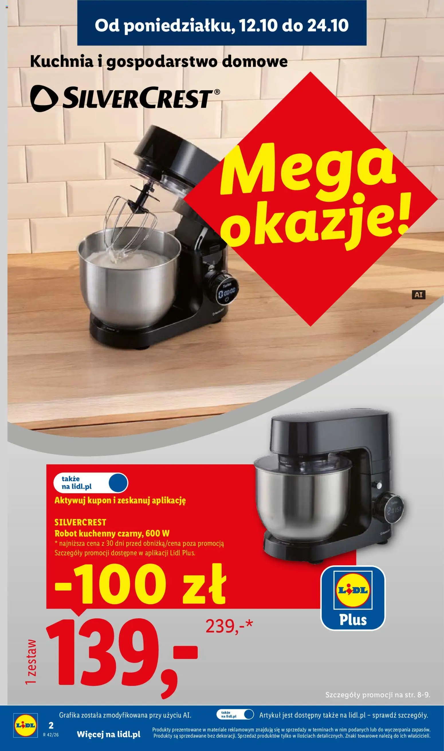 Lidl Polsko katalog od 12.10.2026 | Strana: 2 | Produkty: Robot