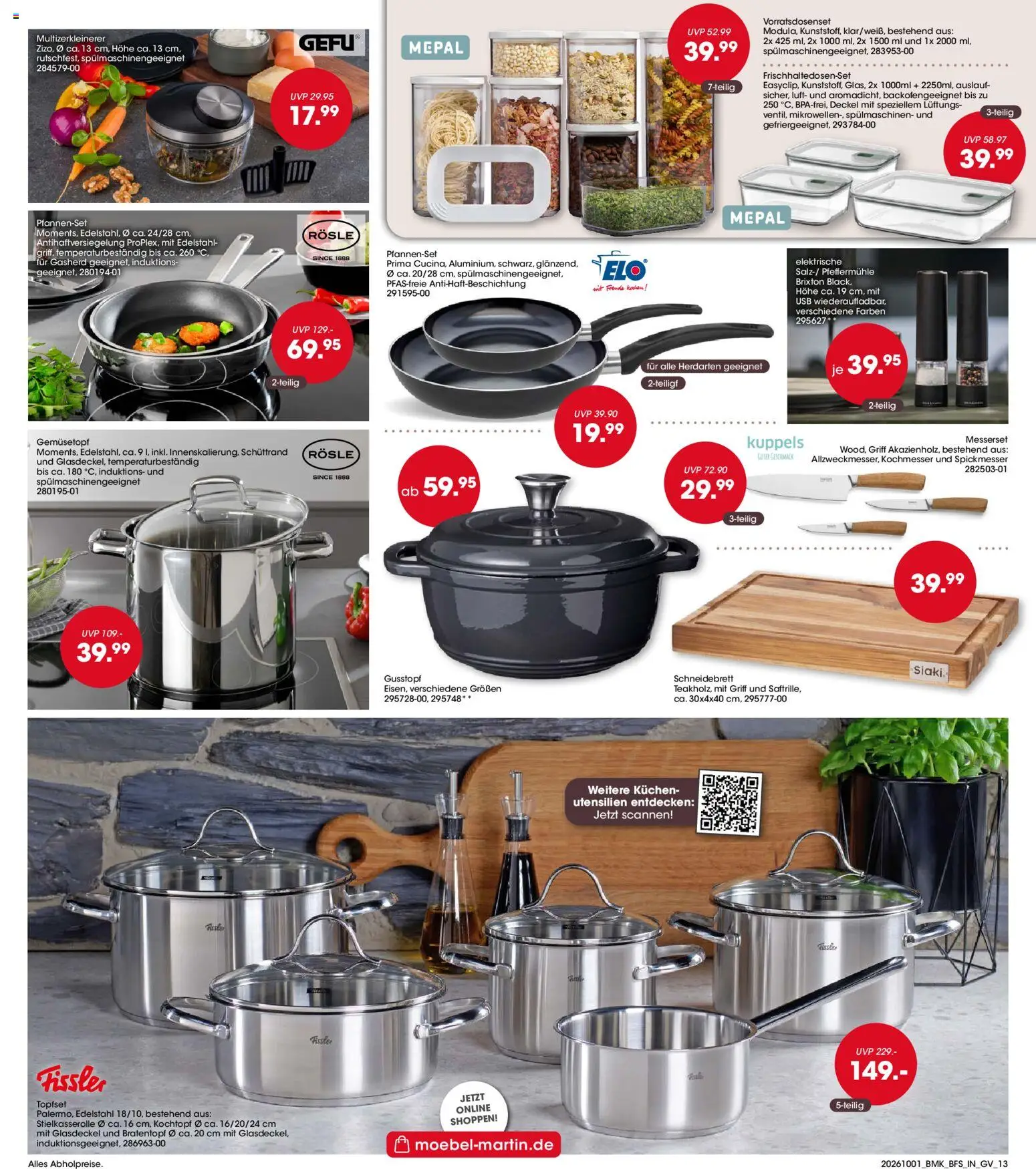 Möbel Martin Prospekt – gültig ab 01.10.2026 | Seite: 13 | Produkte: USB, Kuchen