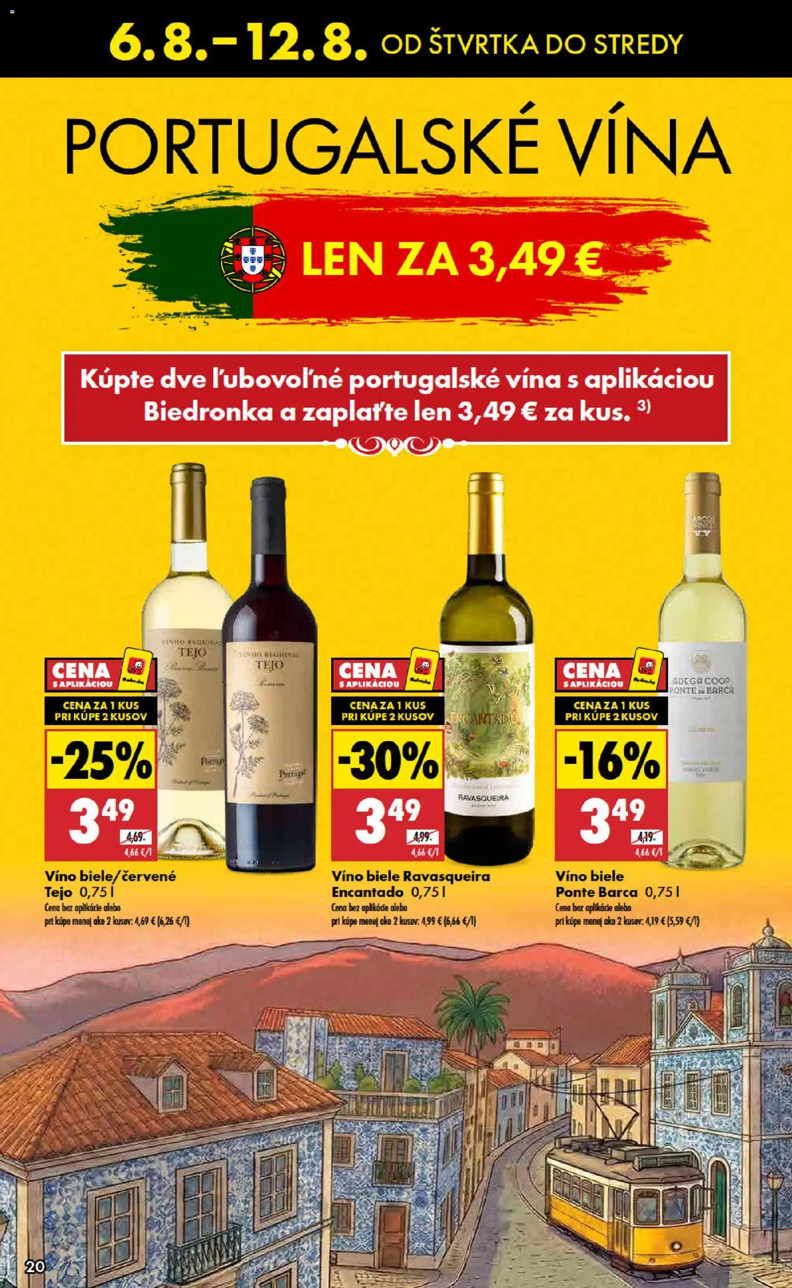 Nové Biedronka akcie – leták je platný od 06.08.2026 | Strana: 20 | Produkty: Víno