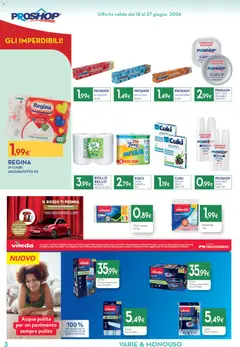 Anteprima del volantino Proshop volantino valido a partire dal 18/06/2026 | Pagina: 4 | Prodotti: Lavasciuga, Centrifuga, Pellicola, Alluminio