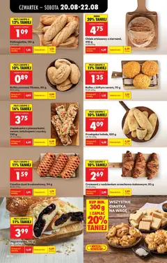 Pogląd oferty "Zapiekanka z pieczarkami, serem, ketchupem i szynką, 150 g, Zapiekanka z pieczarkami, serem, ketchupem i szynką, 150 g" - ważna od 20.08.2026 | Strona: 36