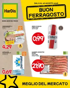 Anteprima del volantino HarDis volantino valido a partire dal 06/08/2026