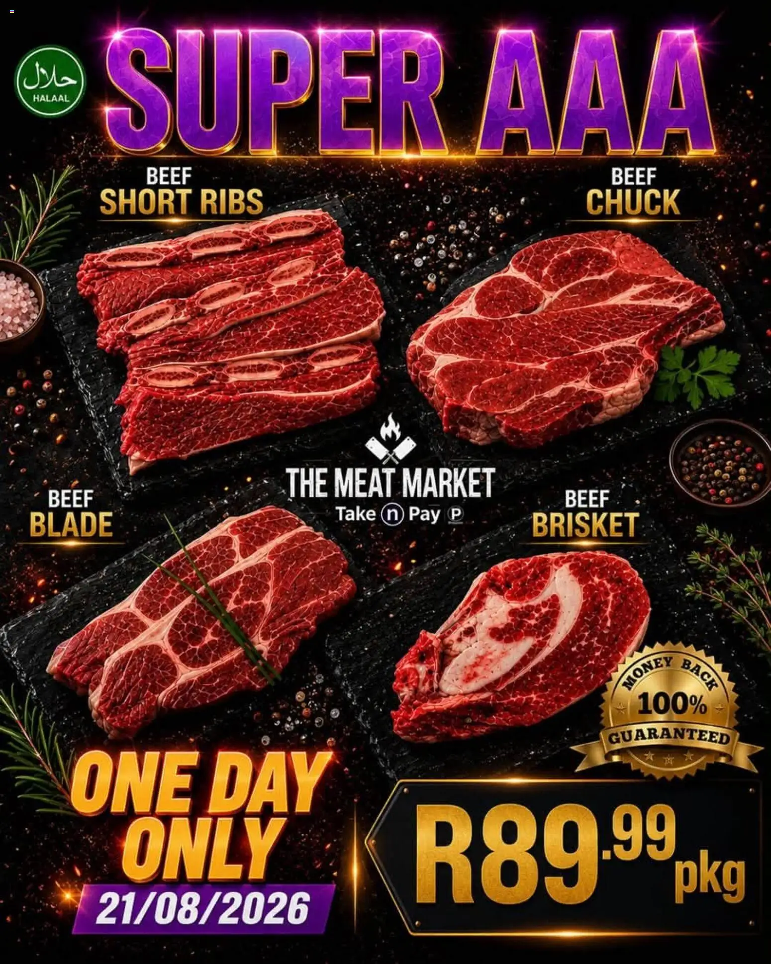 New Take n Pay catalogue – valid from 21/08/2026 | Page: 25 | Products: Ribs, Beef