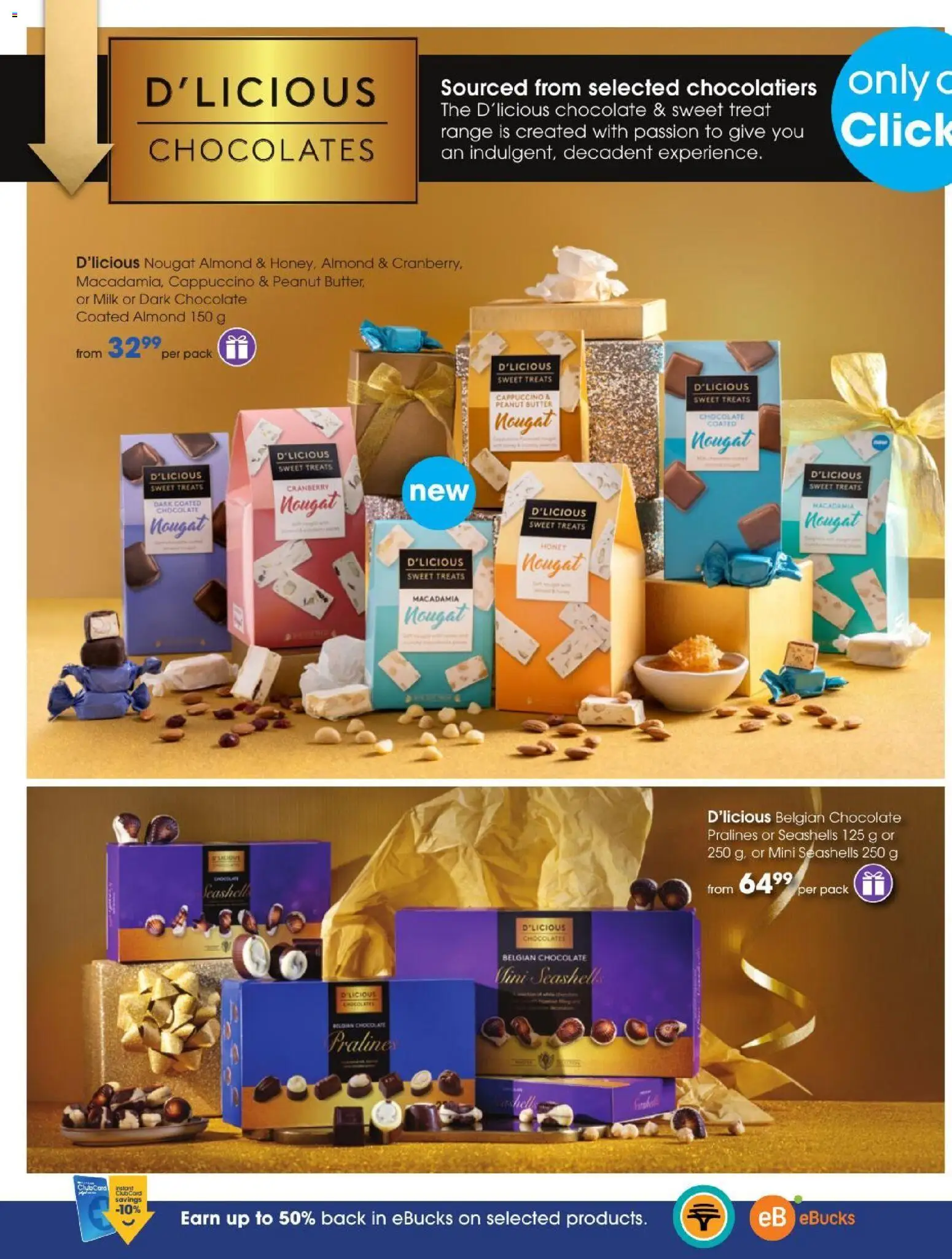 New Clicks catalogue – valid from 27/10/2026 | Page: 130 | Products: Milk, Butter, Chocolate, Peanut butter