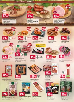 Náhled letáku Terno leták - Letní speciál od 30.06.2026 | Strana: 2 | Produkty: Burger, Hovězí, Špekáčky, Uzeniny