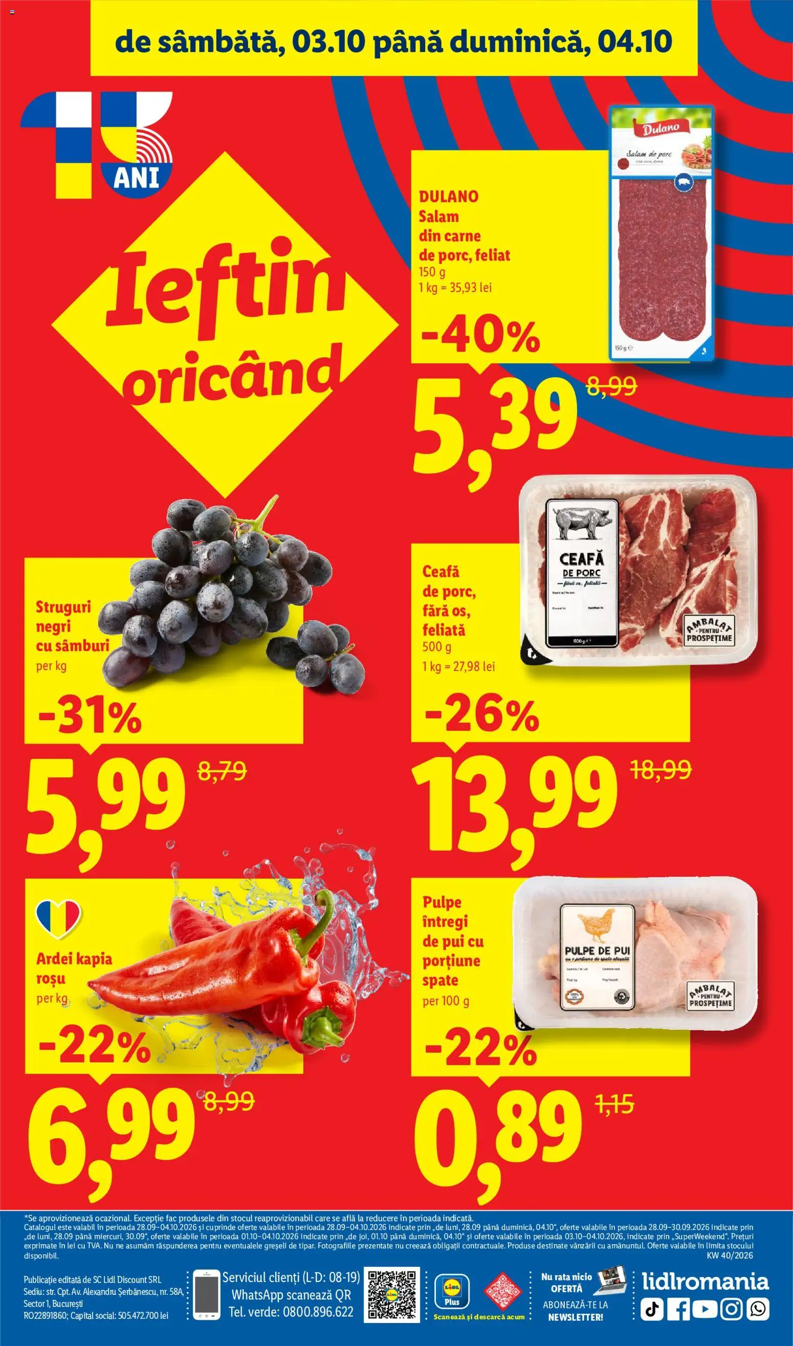 Noul catalog Lidl – valabil de la 28.09.2026 | Pagină: 78