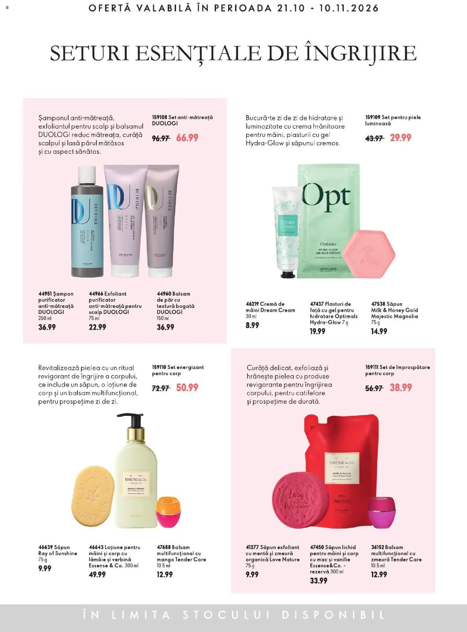 Noul catalog Oriflame – valabil de la 21.10.2026 | Pagină: 7 | Produse: Menta, Șampon, Cremă, Săpun