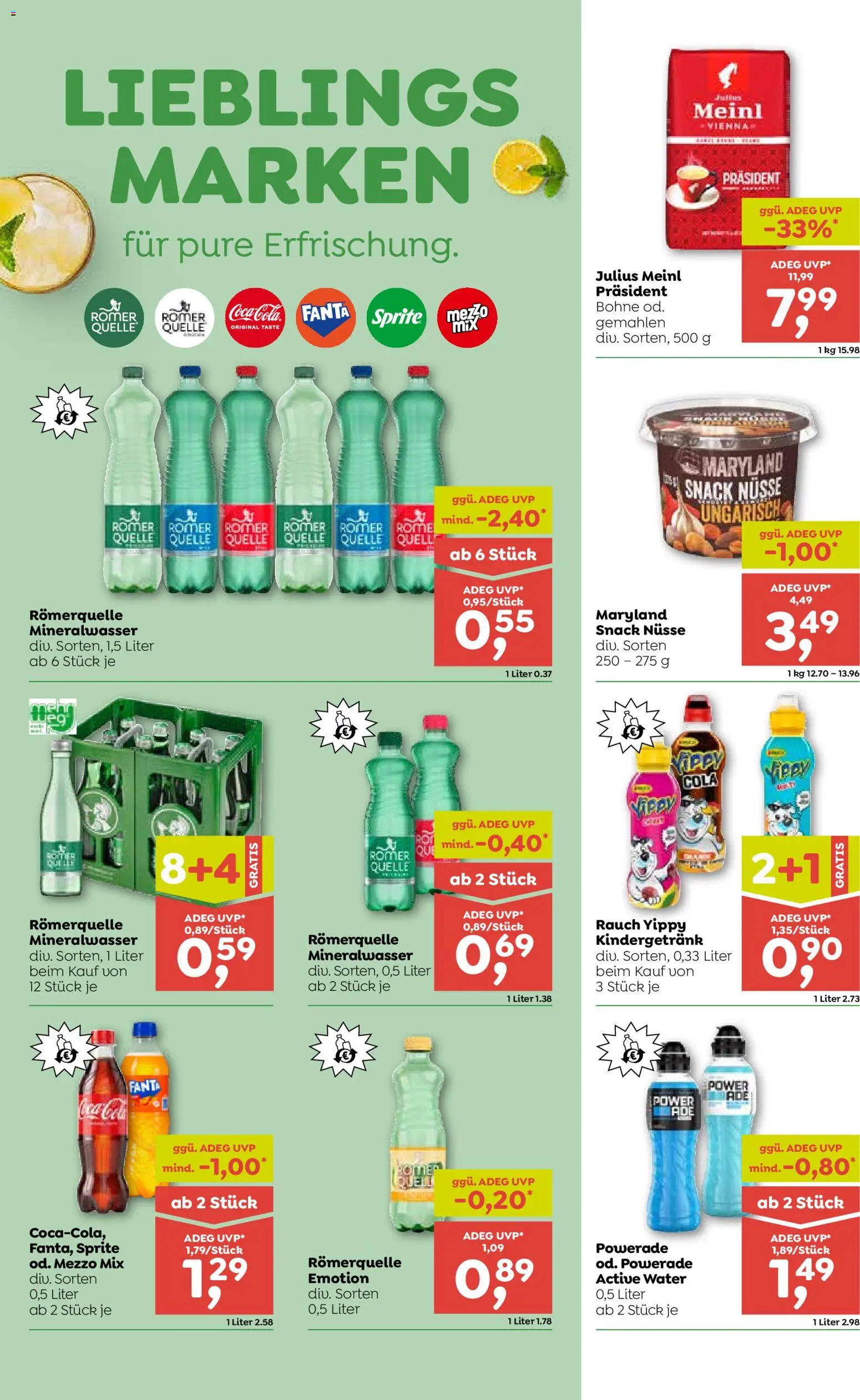ADEG Flugblatt gültig ab 03.06.2026 | Seite: 8 | Produkte: Nüsse