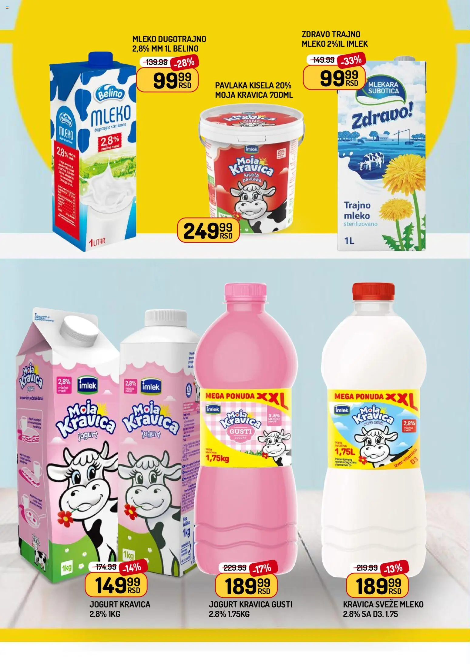 Aman katalog - važi od 24.04.2026 | Strana: 8 | Proizvode: Sveže mleko, Moja kravica, Mleko, Pavlaka