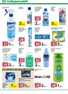 Anteprima del volantino Carrefour volantino valido a partire dal 08/10/2026 | Pagina: 6 | Prodotti: Shampoo, Balsamo, Spazzolino, Mocio