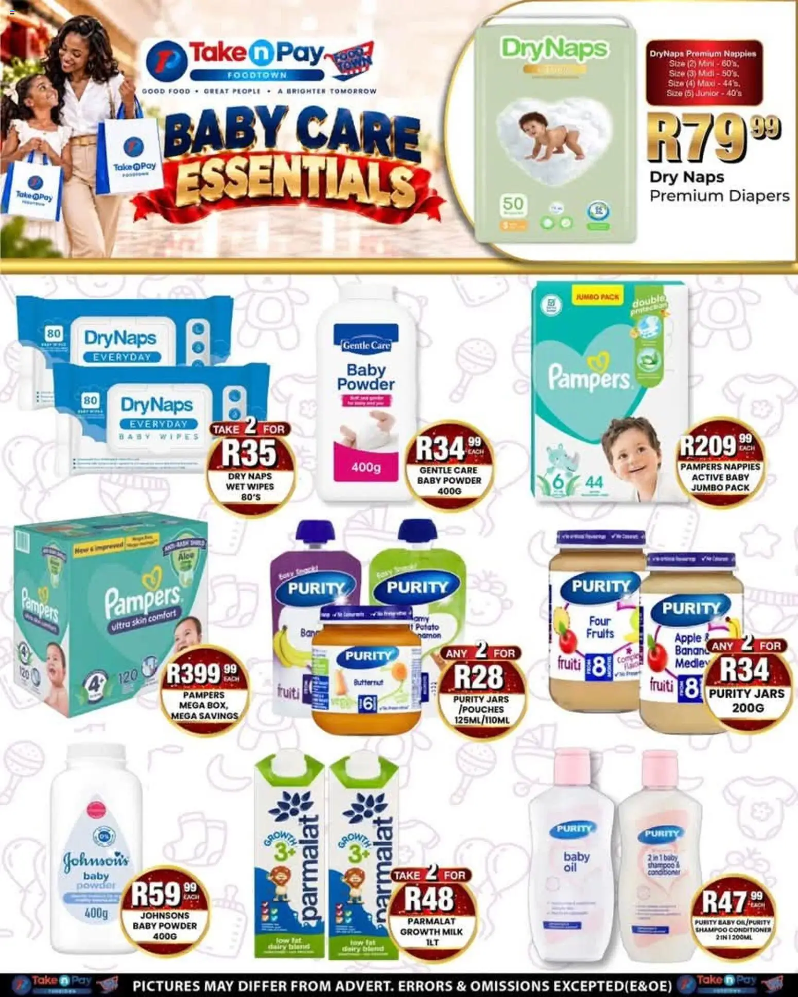 New Take n Pay catalogue – valid from 19/10/2026 | Page: 25 | Products: Diapers, Shampoo, Conditioner, Fruit