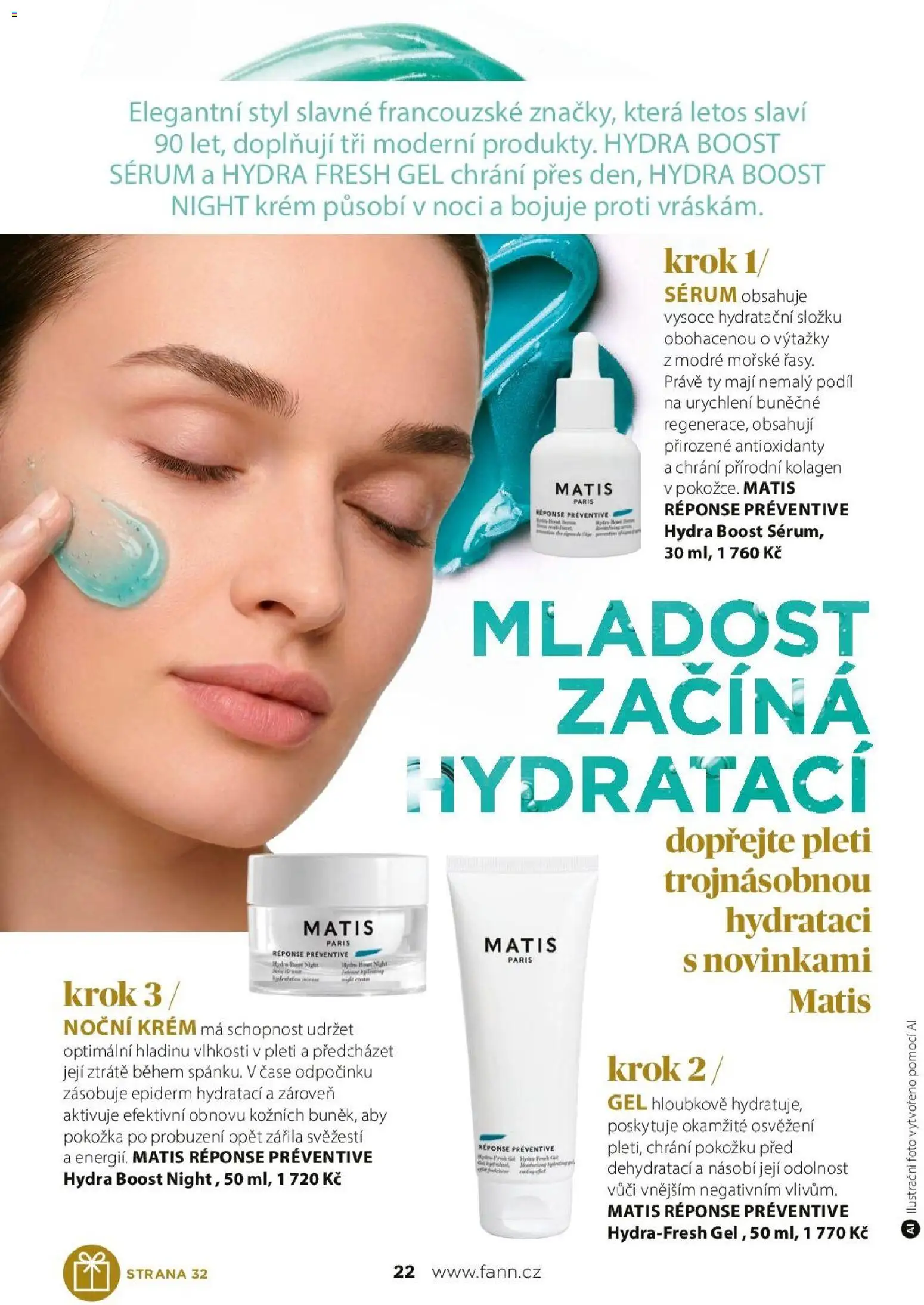 FAnn parfumerie katalog Podzim 2026 od 01.09.2026 | Strana: 22 | Produkty: Sérum, Krém, Kolagen