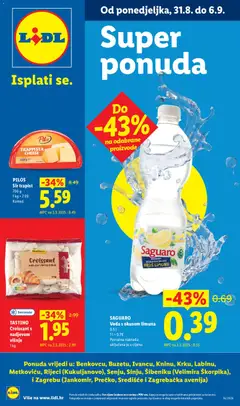 Lidl Super ponuda - Pregled kataloga iz trgovine Lidl, vrijedi od 31.08.2026
