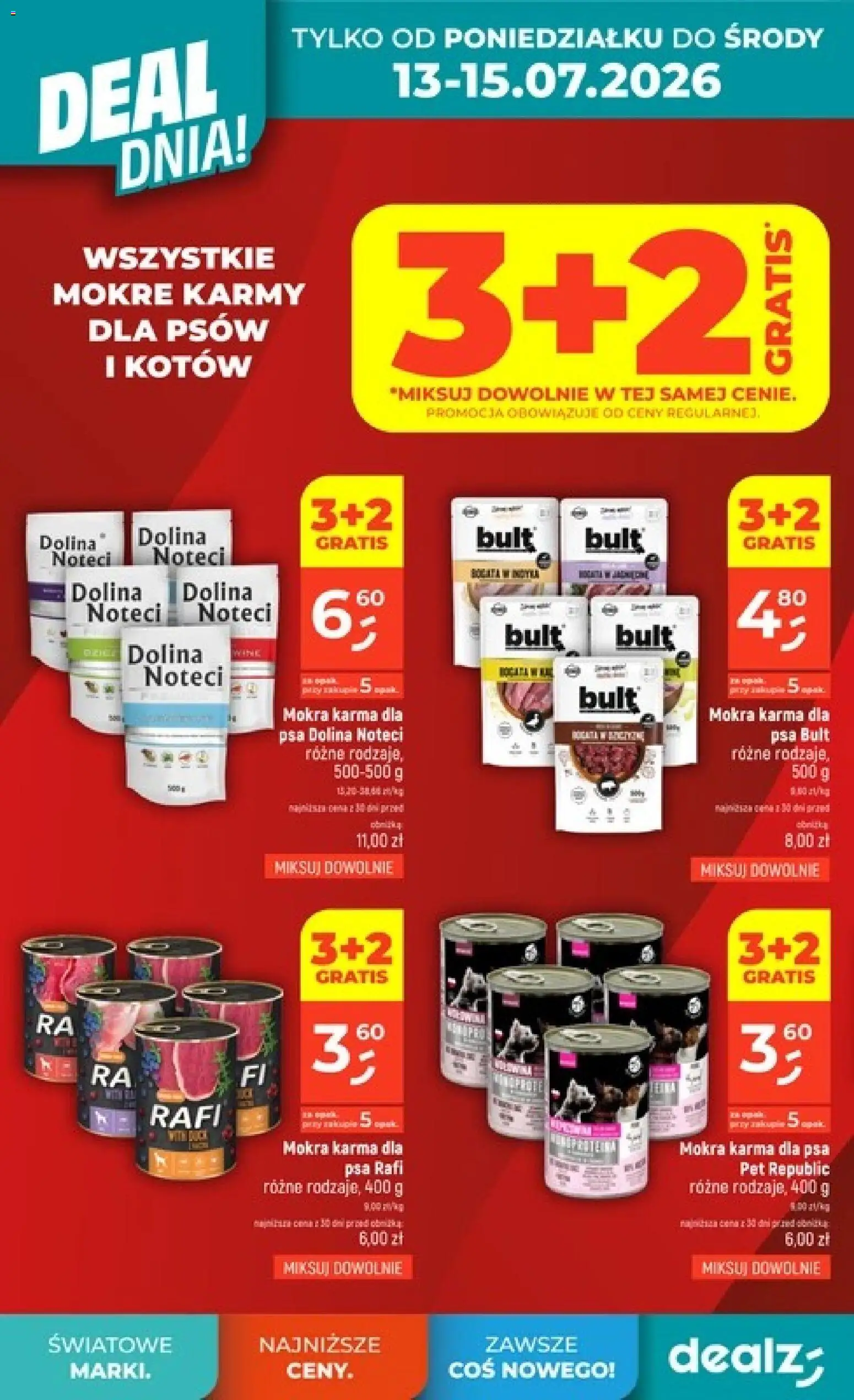 Dealz gazetka - Deal dnia od 09.07.2026 | Strona: 8 | Produkty: Karma dla psa