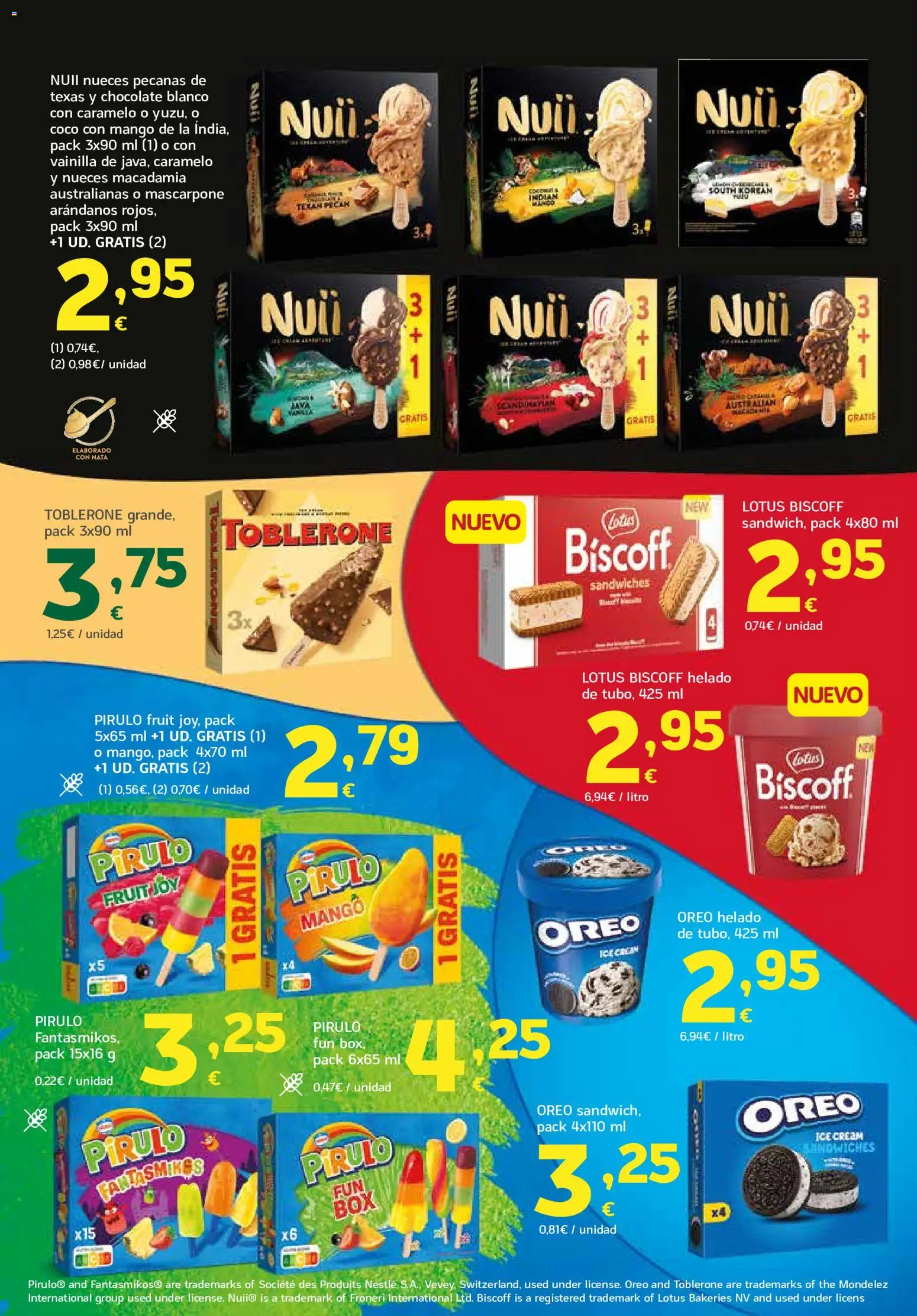 HiperDino folleto │ válido desde el 23/06/2026 | Página: 3 | Productos: Chocolate, Τυρόπιτα, Helado, Ρούτερ